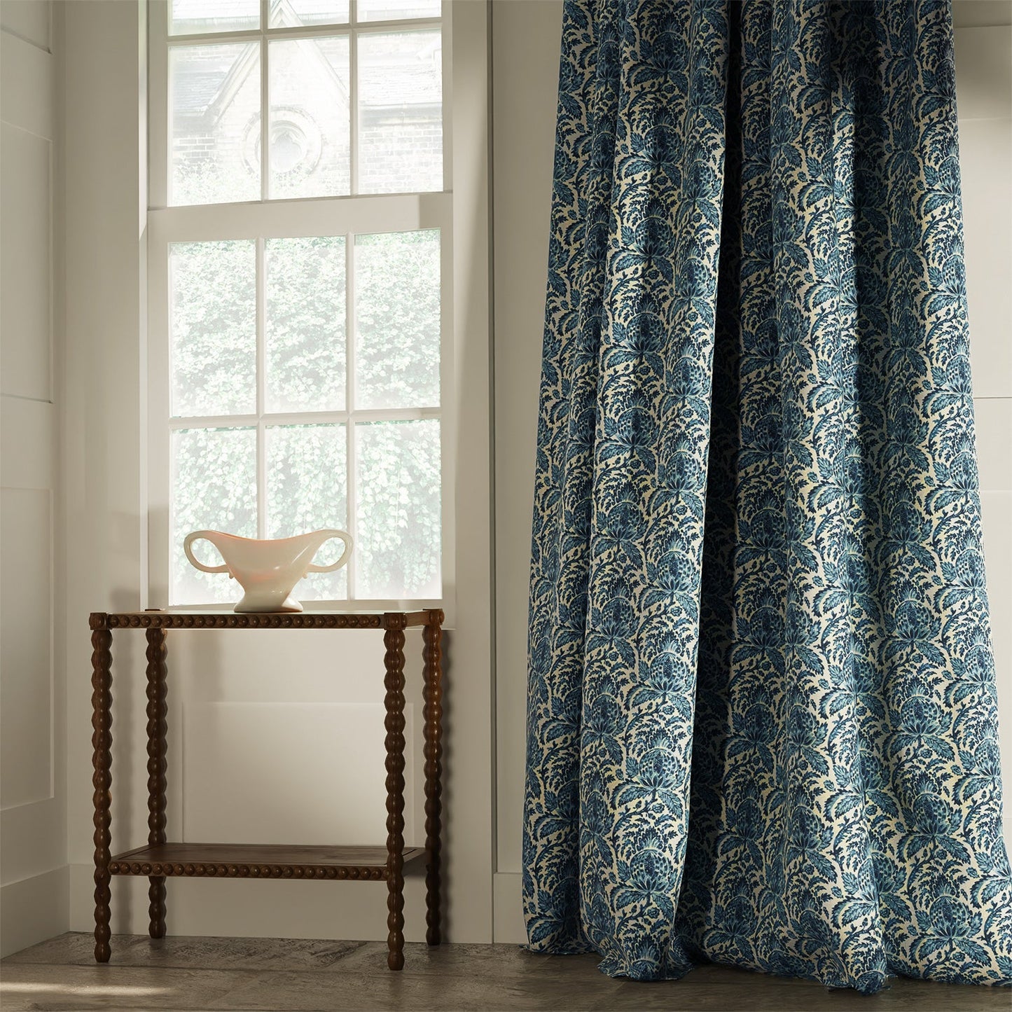 Linwood Torosay Indigo FR Made to Measure Curtains