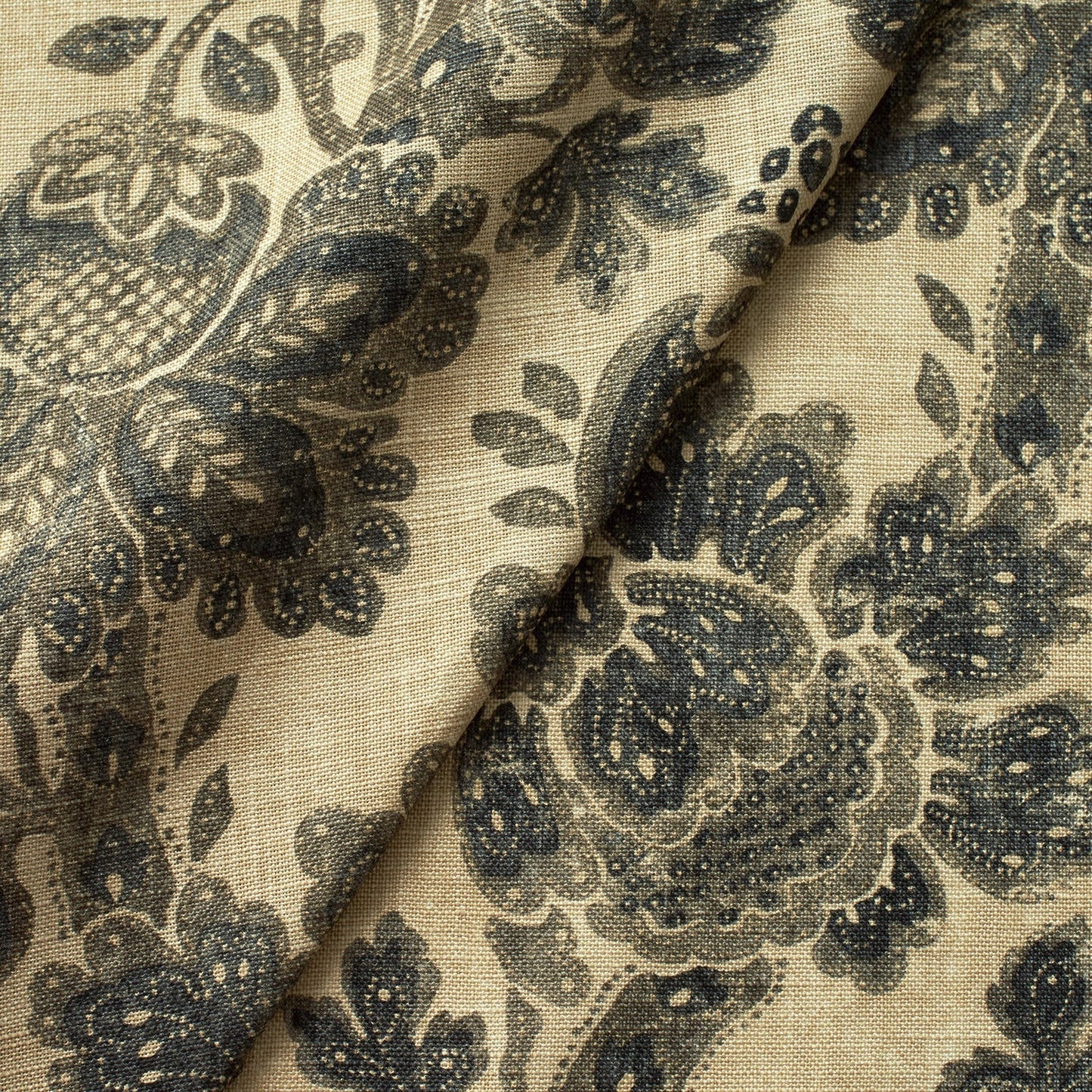 Linwood Cranbourne Charcoal Made to Measure Curtains