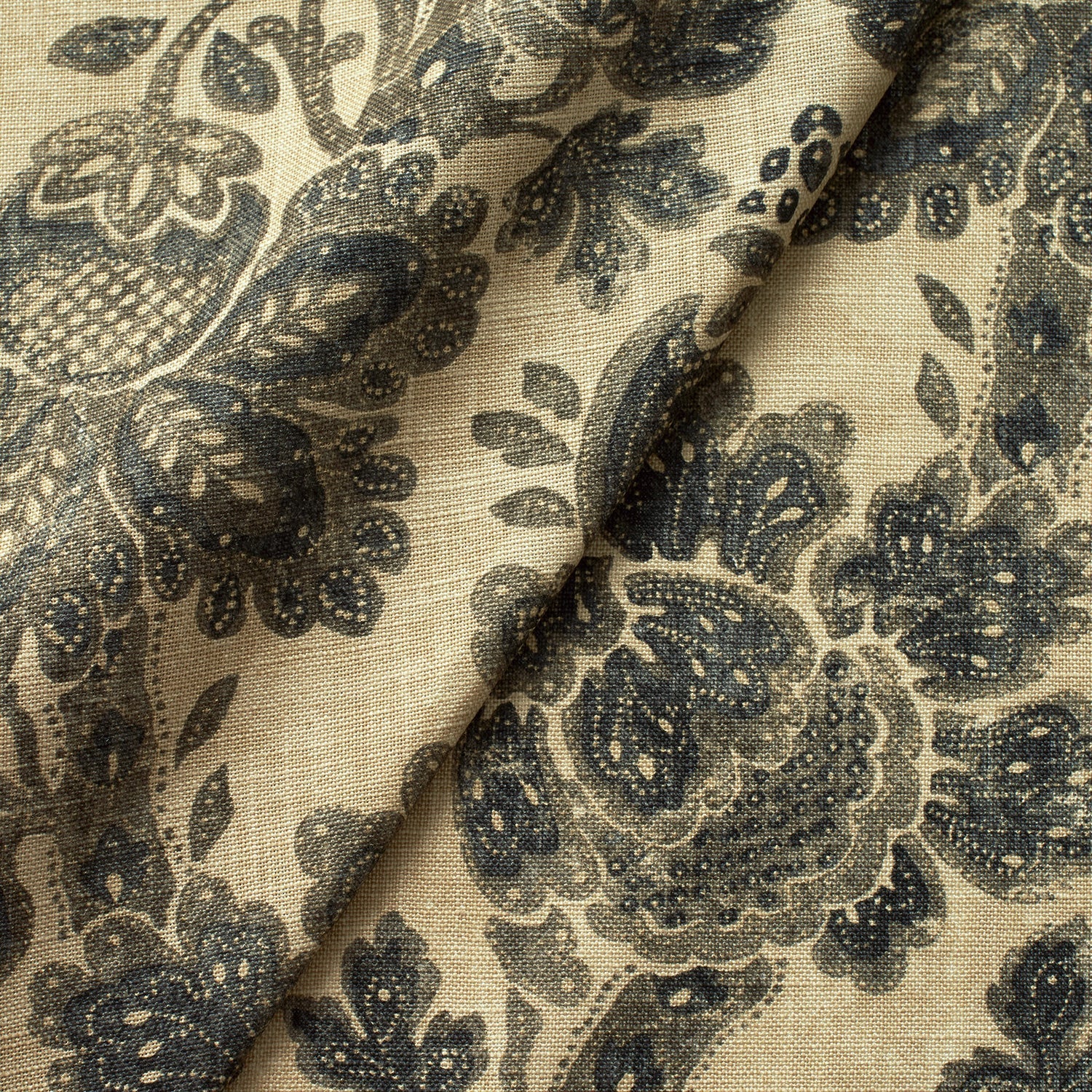 Linwood Cranbourne Charcoal Made to Measure Curtains