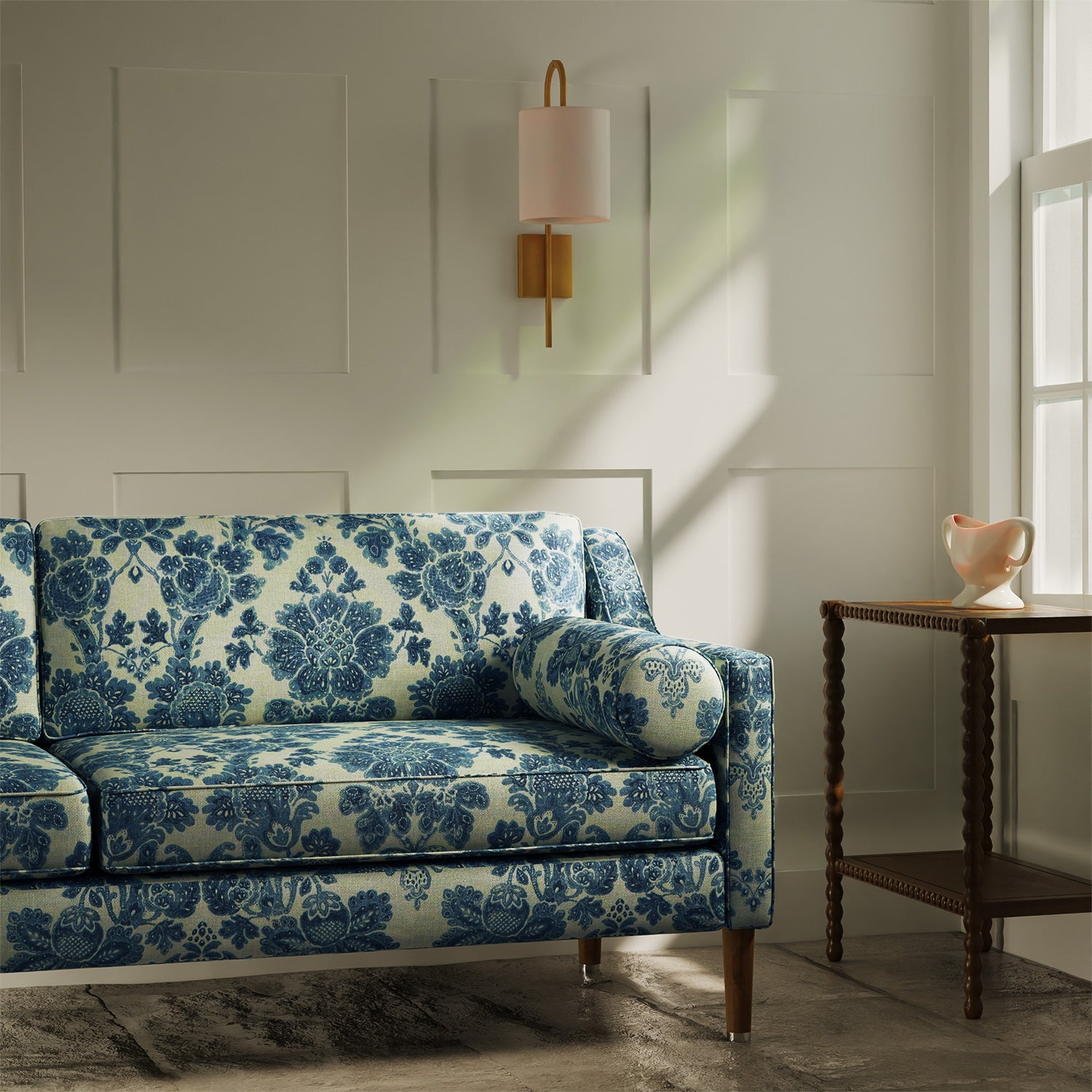 Linwood Cranbourne Dutch Blue Made to Measure Curtains