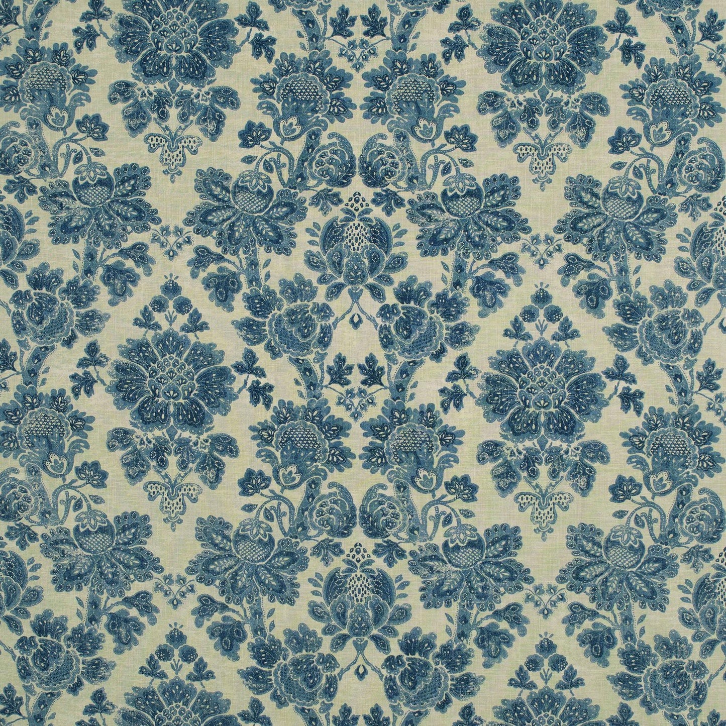 Linwood Cranbourne Dutch Blue FR Made to Measure Curtains
