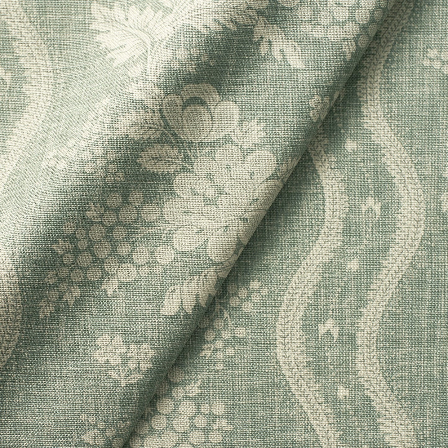 Linwood Arley Duck Egg Made to Measure Curtains