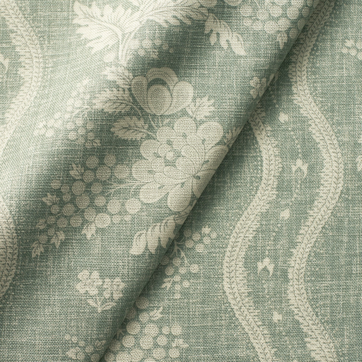 Linwood Arley Duck Egg Made to Measure Curtains