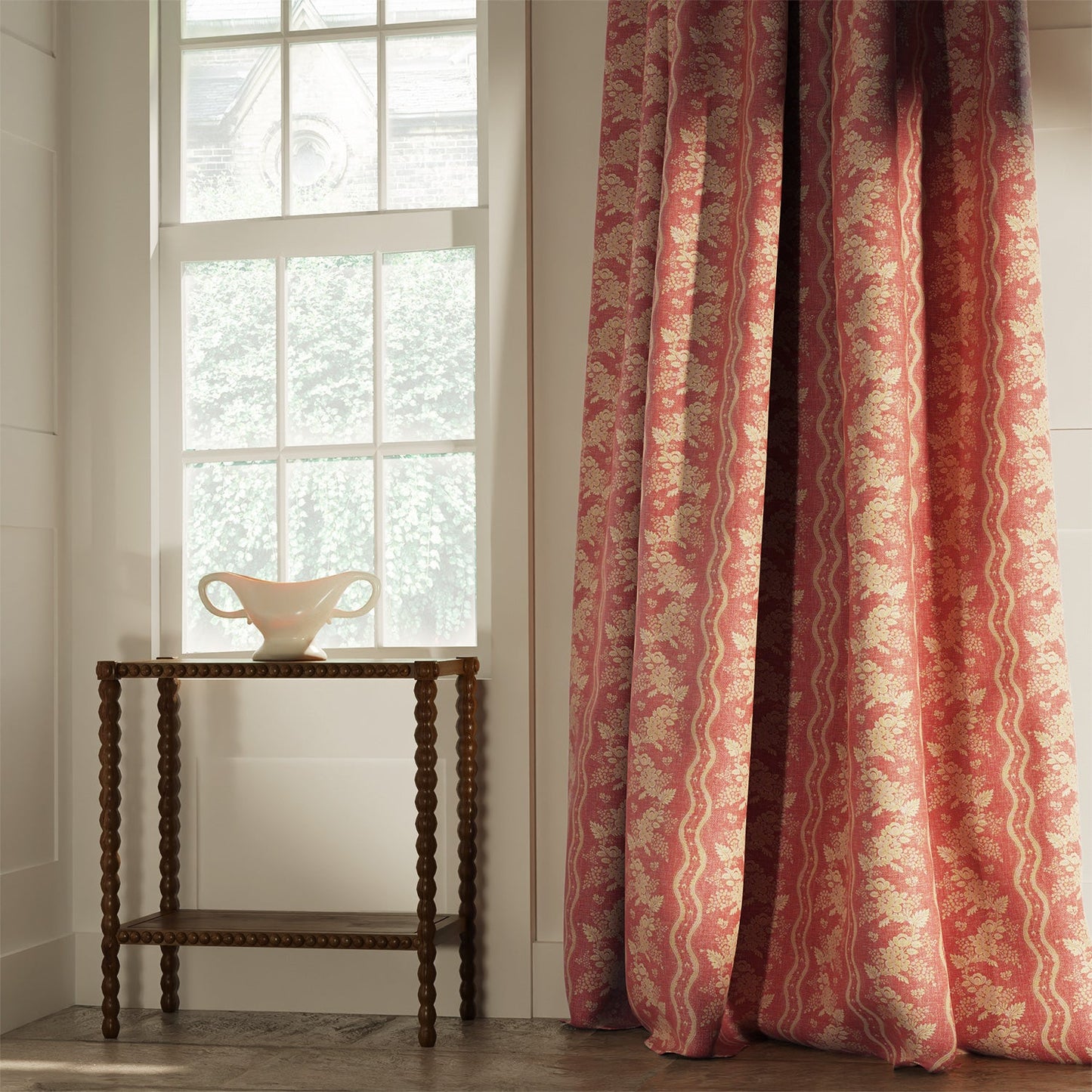 Linwood Arley Raspberry Fool FR Made to Measure Curtains