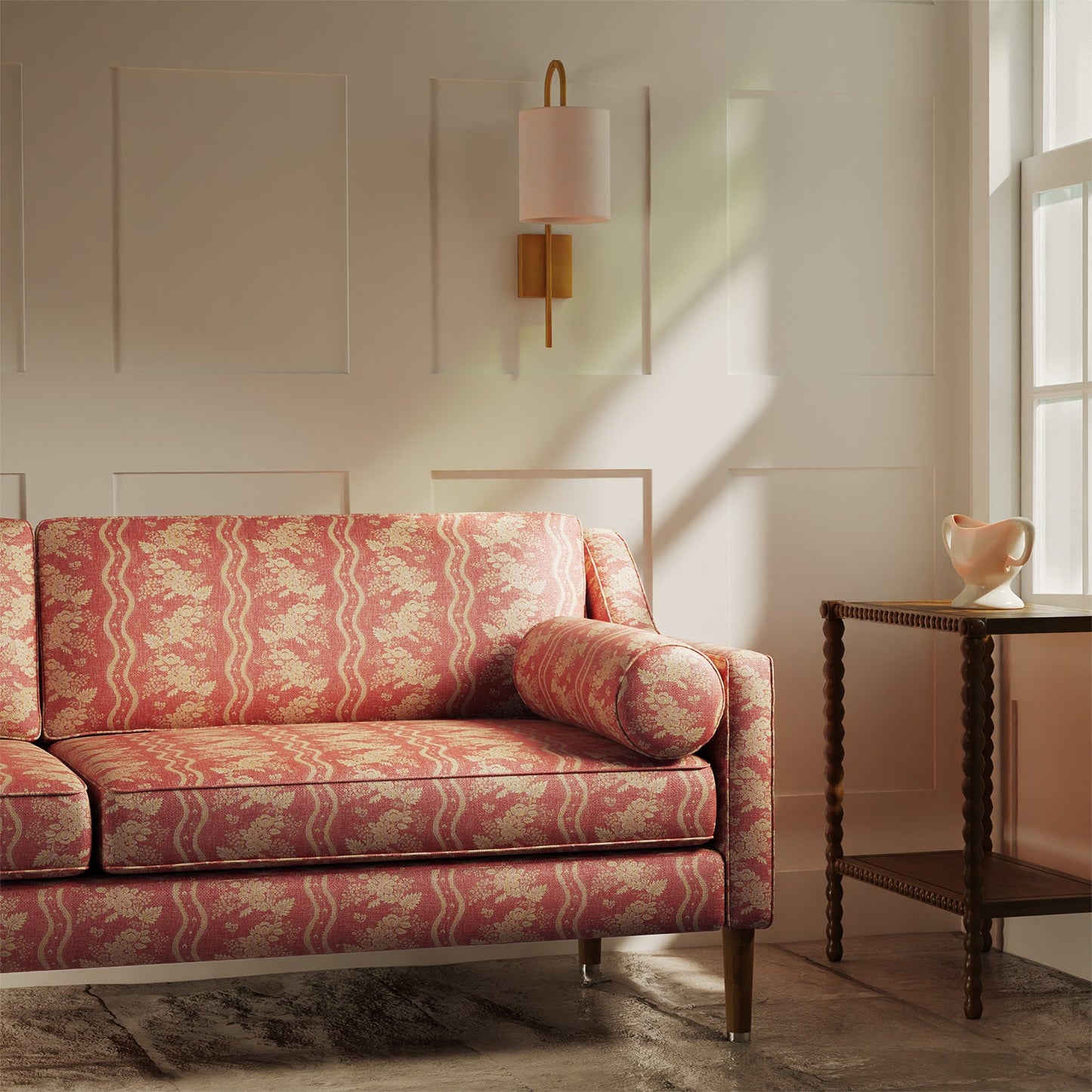 Linwood Arley Raspberry Fool FR Made to Measure Curtains