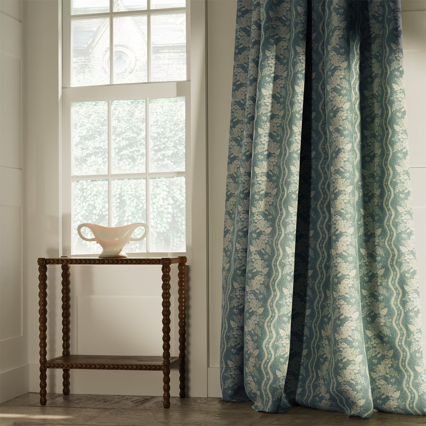 Linwood Arley Stormy Sky FR Made to Measure Curtains