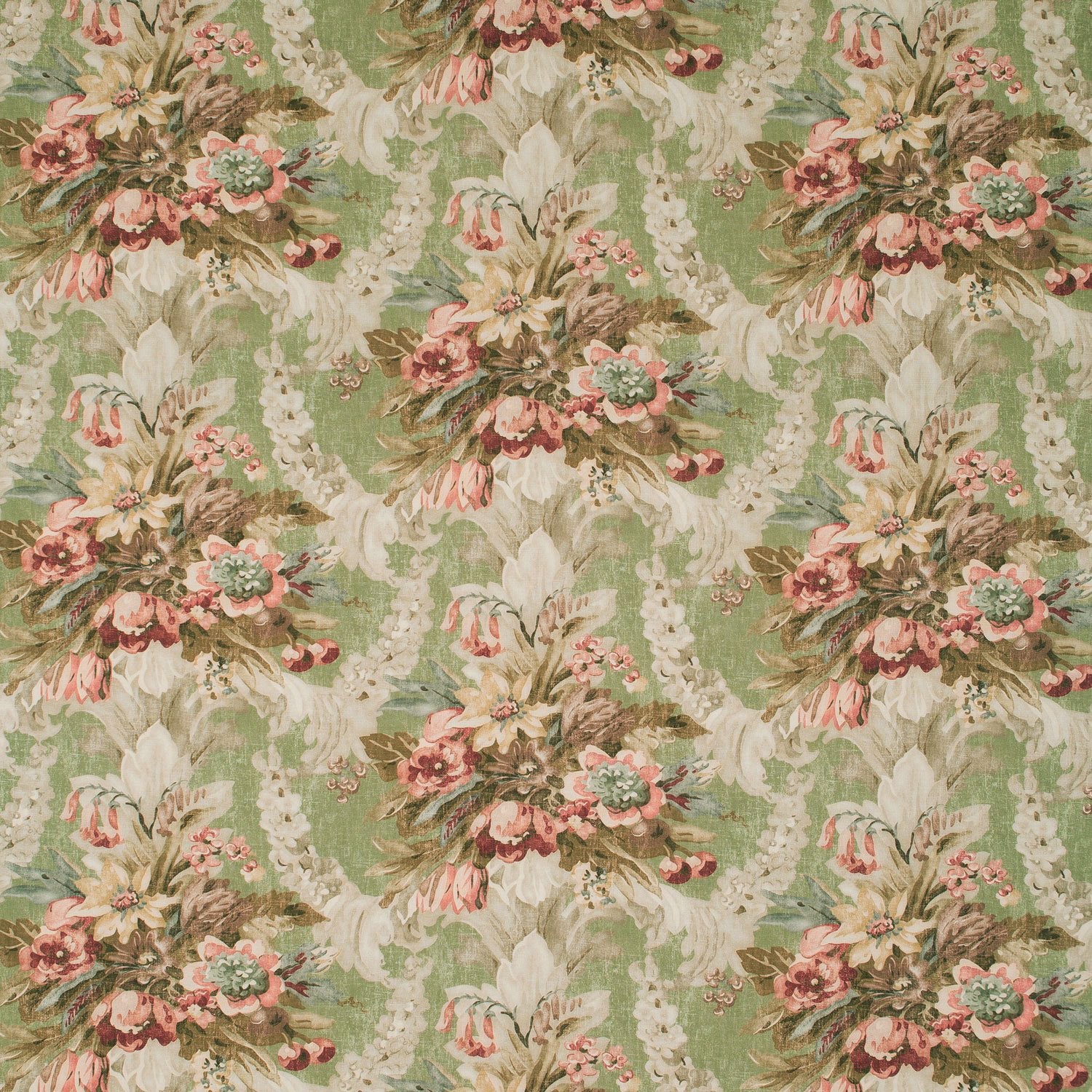 Linwood Wakehurst Spring Green Made to Measure Curtains