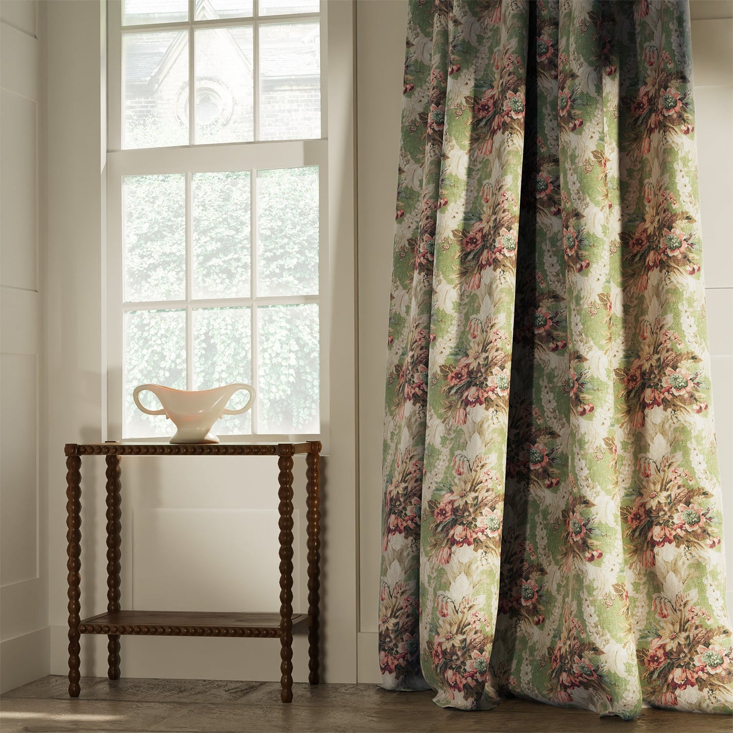 Linwood Wakehurst Spring Green Made to Measure Curtains