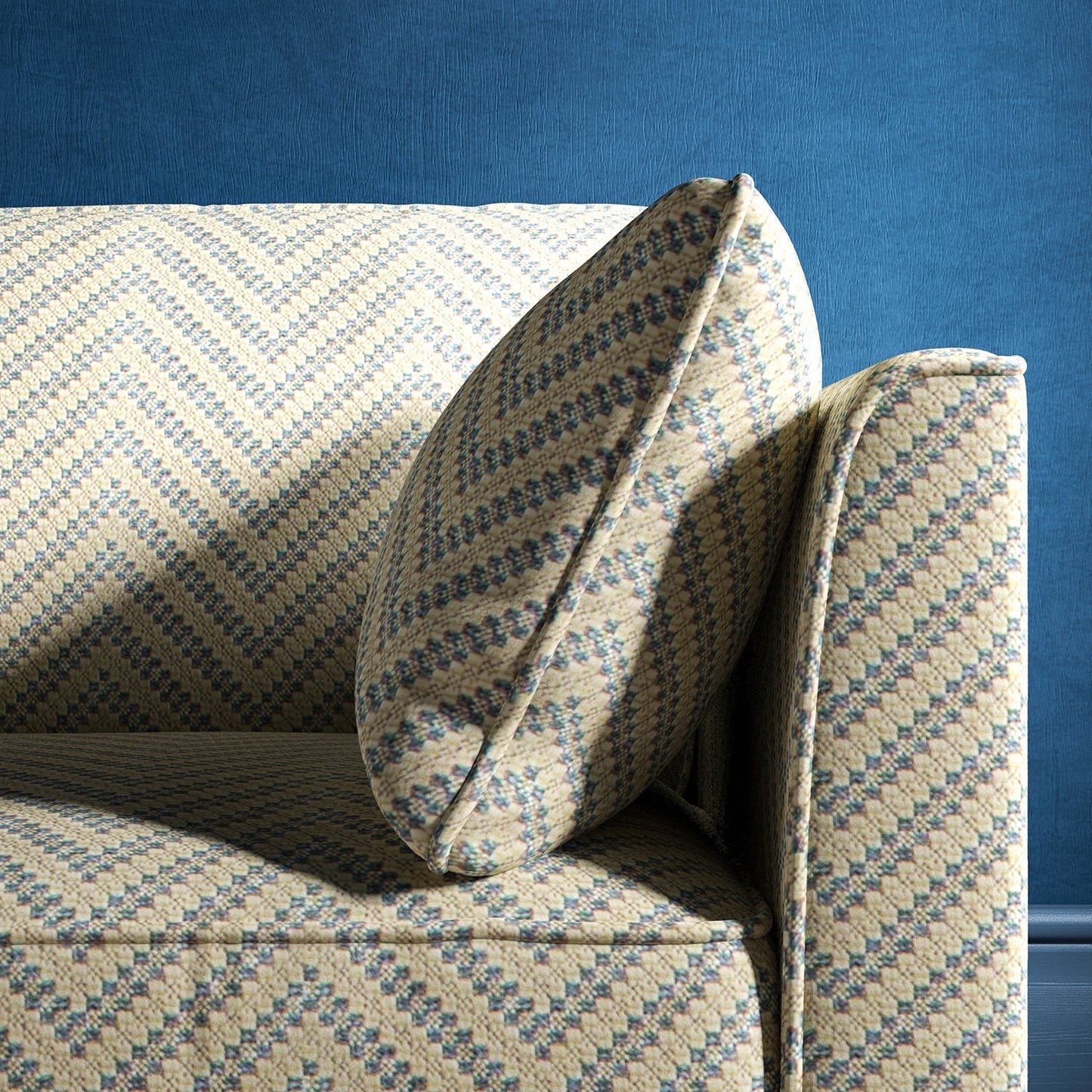 Linwood Zeus Delft FR Made to Measure Curtains
