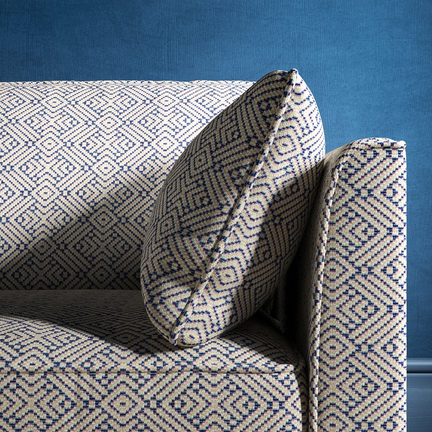 Linwood Tanuki Indigo Made to Measure Curtains