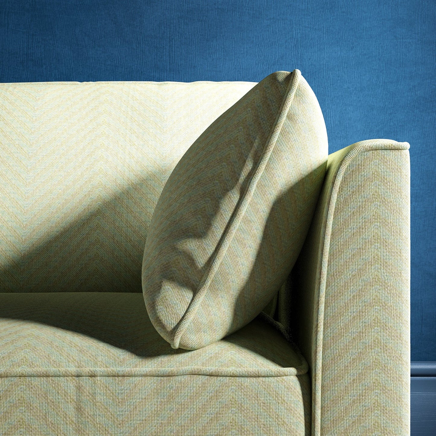 Linwood Kitsune Duck Egg Made to Measure Curtains