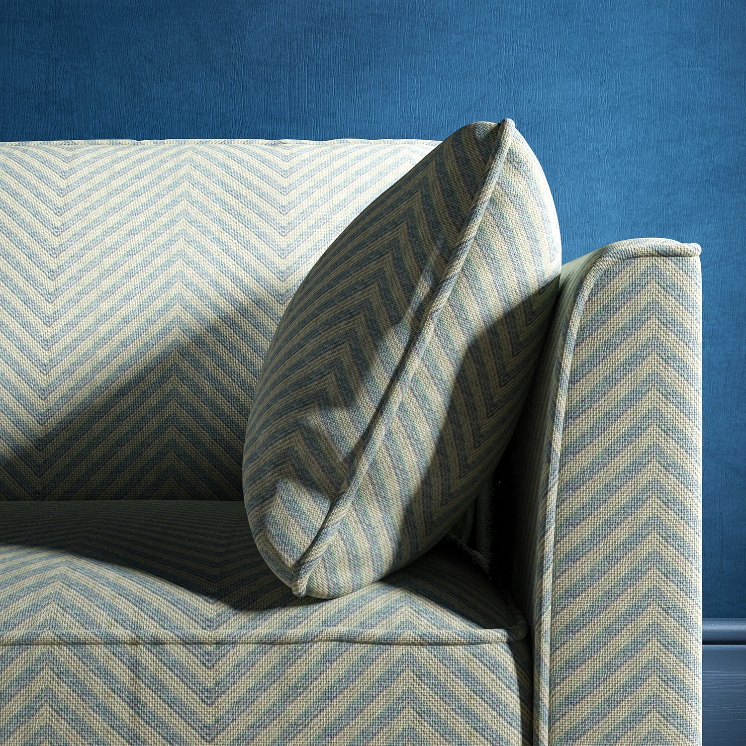 Linwood Kitsune Cerulean Made to Measure Curtains