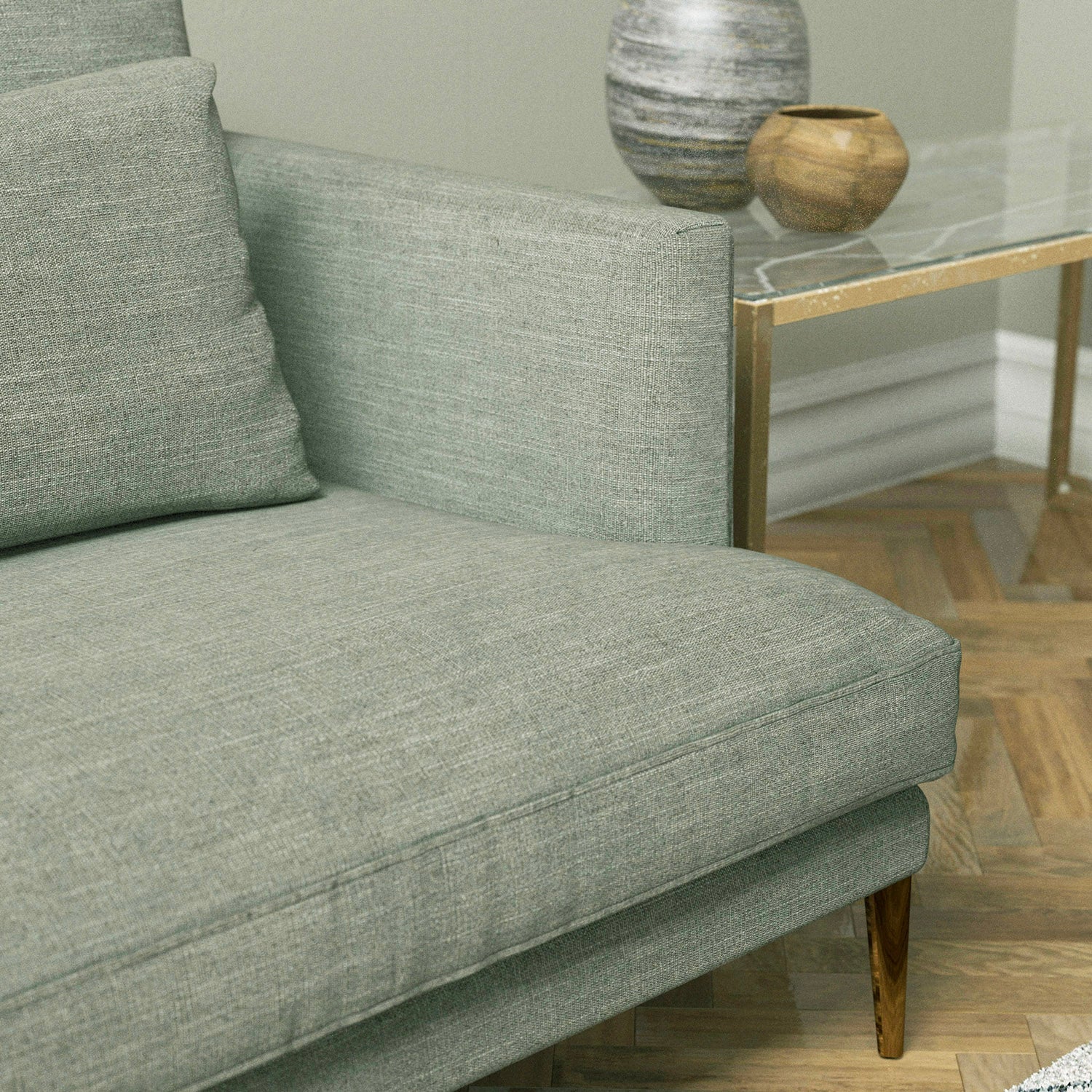 Linwood Luna Celadon Made to Measure Curtains