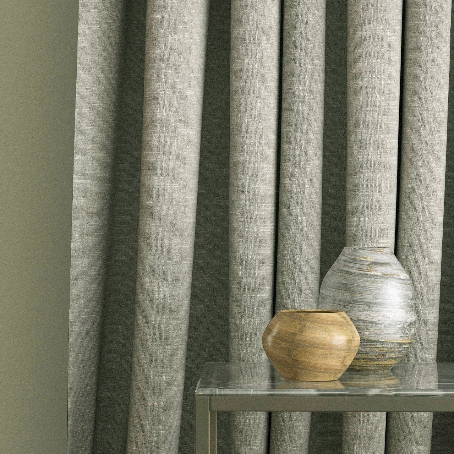 Linwood Luna Dove FR Made to Measure Curtains