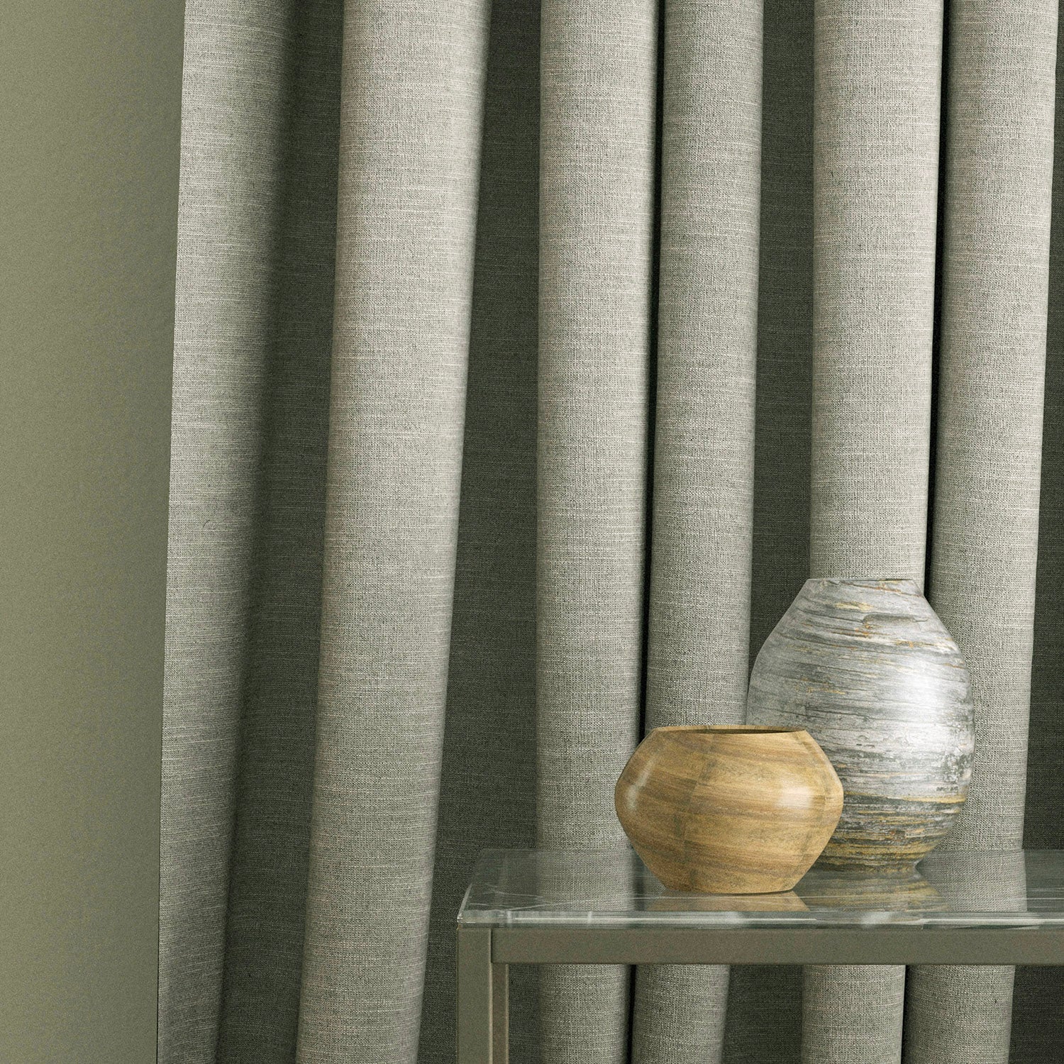 Linwood Luna Dove FR Made to Measure Curtains