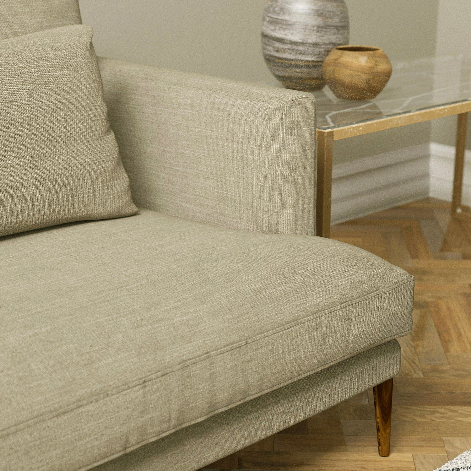 Linwood Luna Yorkstone FR Made to Measure Curtains