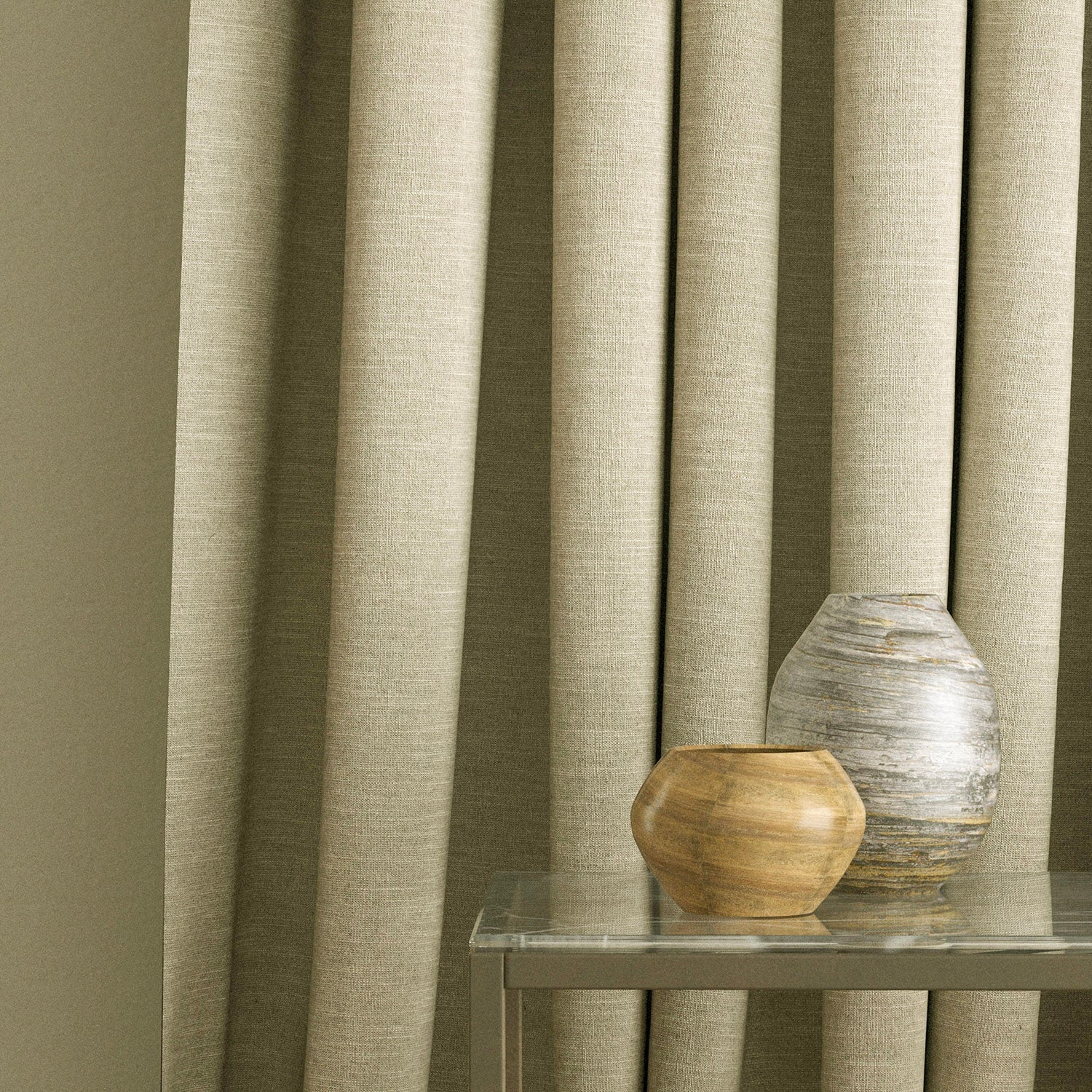 Linwood Luna Yorkstone Made to Measure Curtains