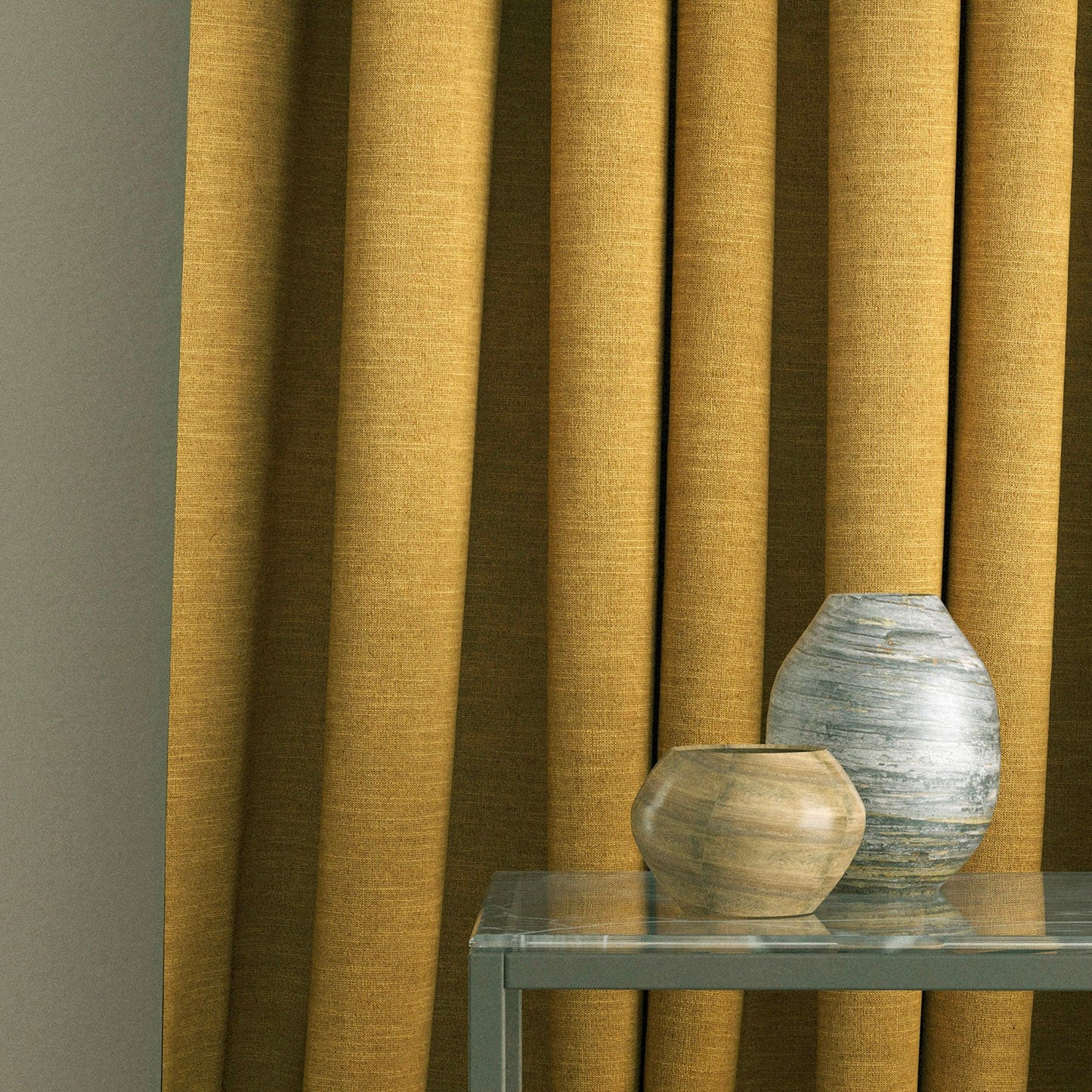 Linwood Luna Maize FR Made to Measure Curtains