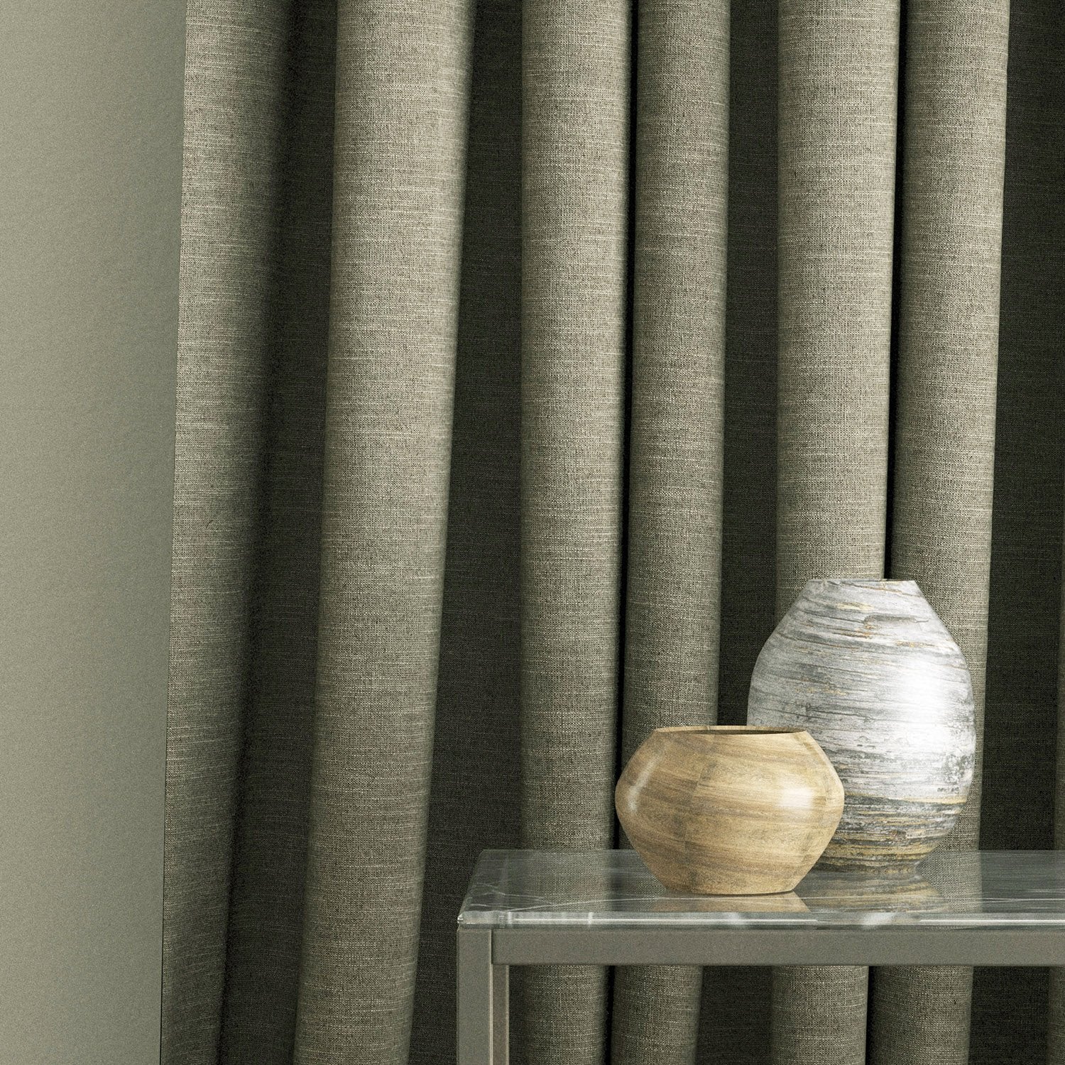 Linwood Luna Ash FR Made to Measure Curtains