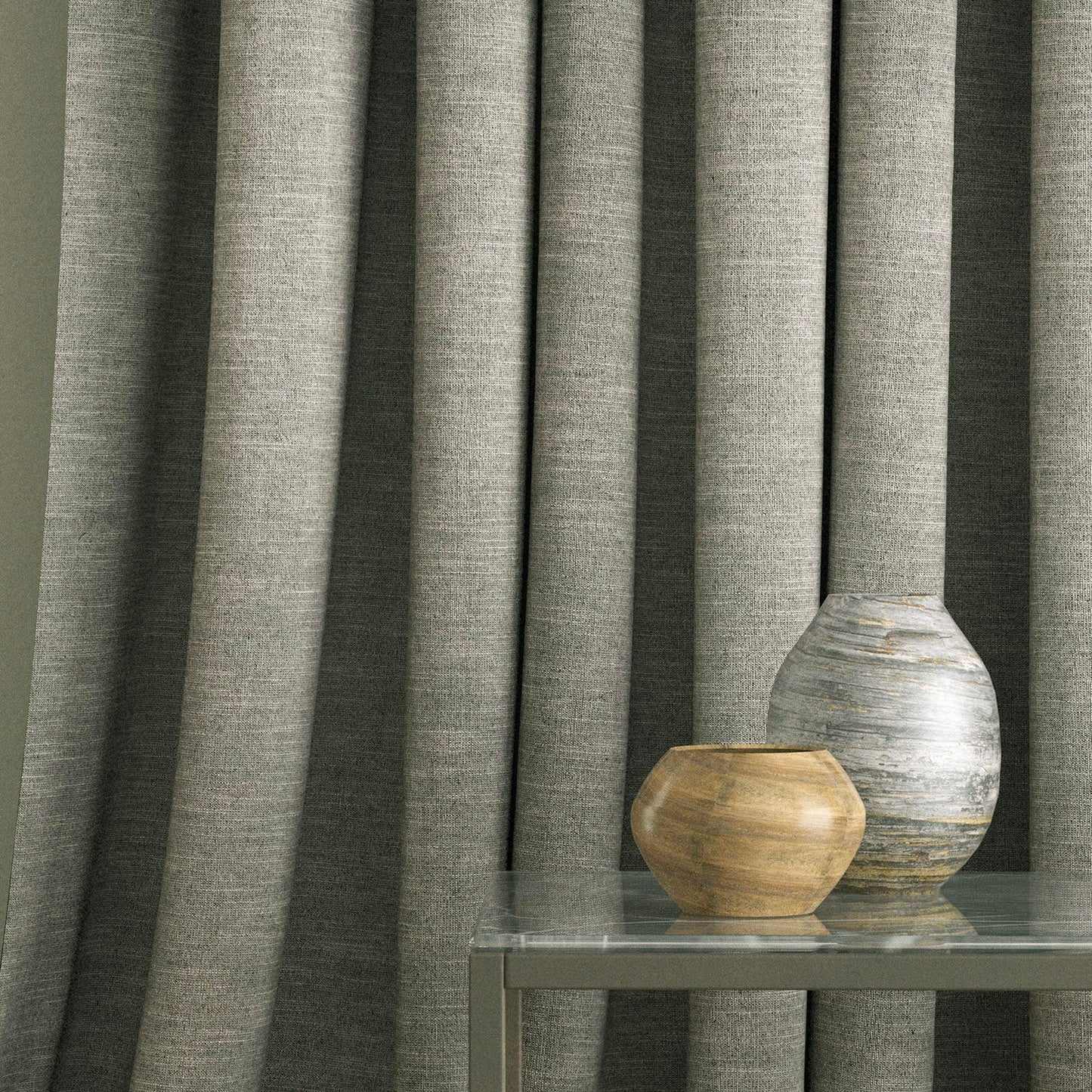 Linwood Luna Slate Made to Measure Curtains