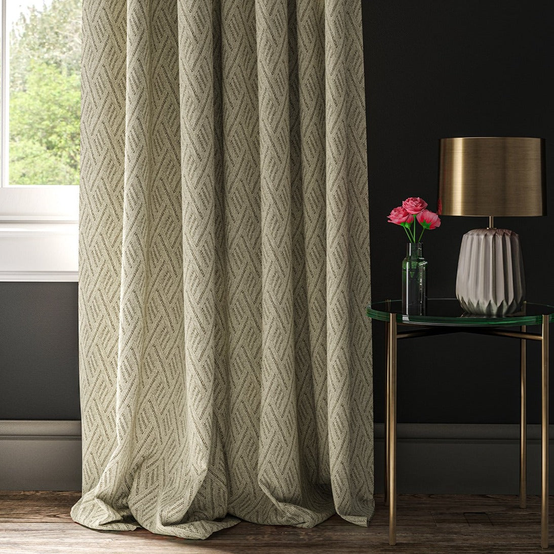 Linwood Rumba Ochre Made to Measure Curtains