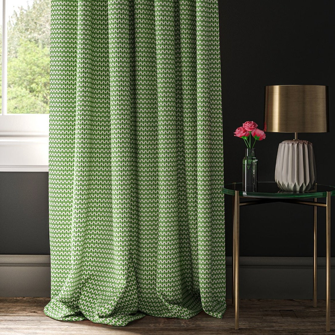 Linwood Bolero Parakeet FR Made to Measure Curtains