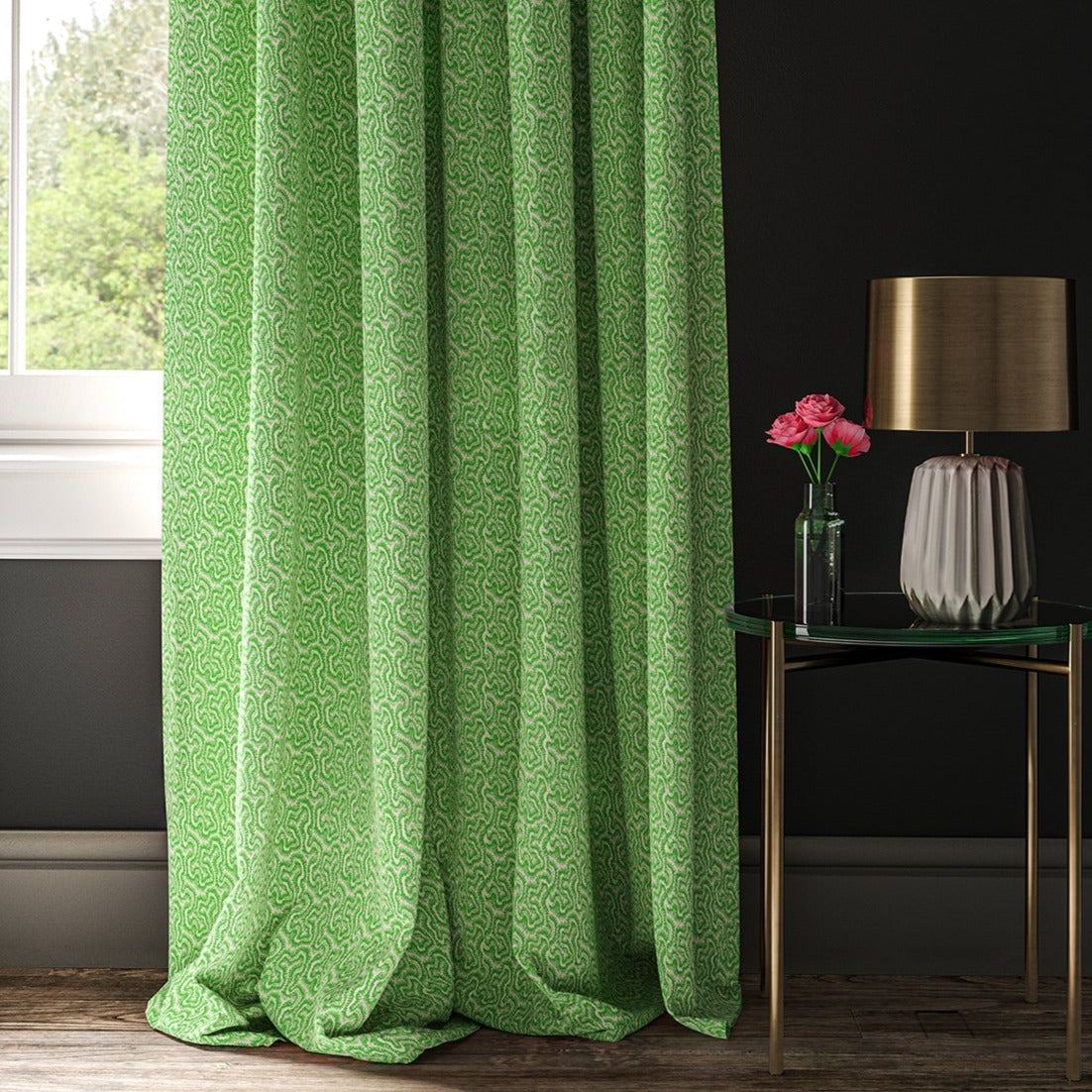 Linwood Polka Grasshopper Made to Measure Curtains