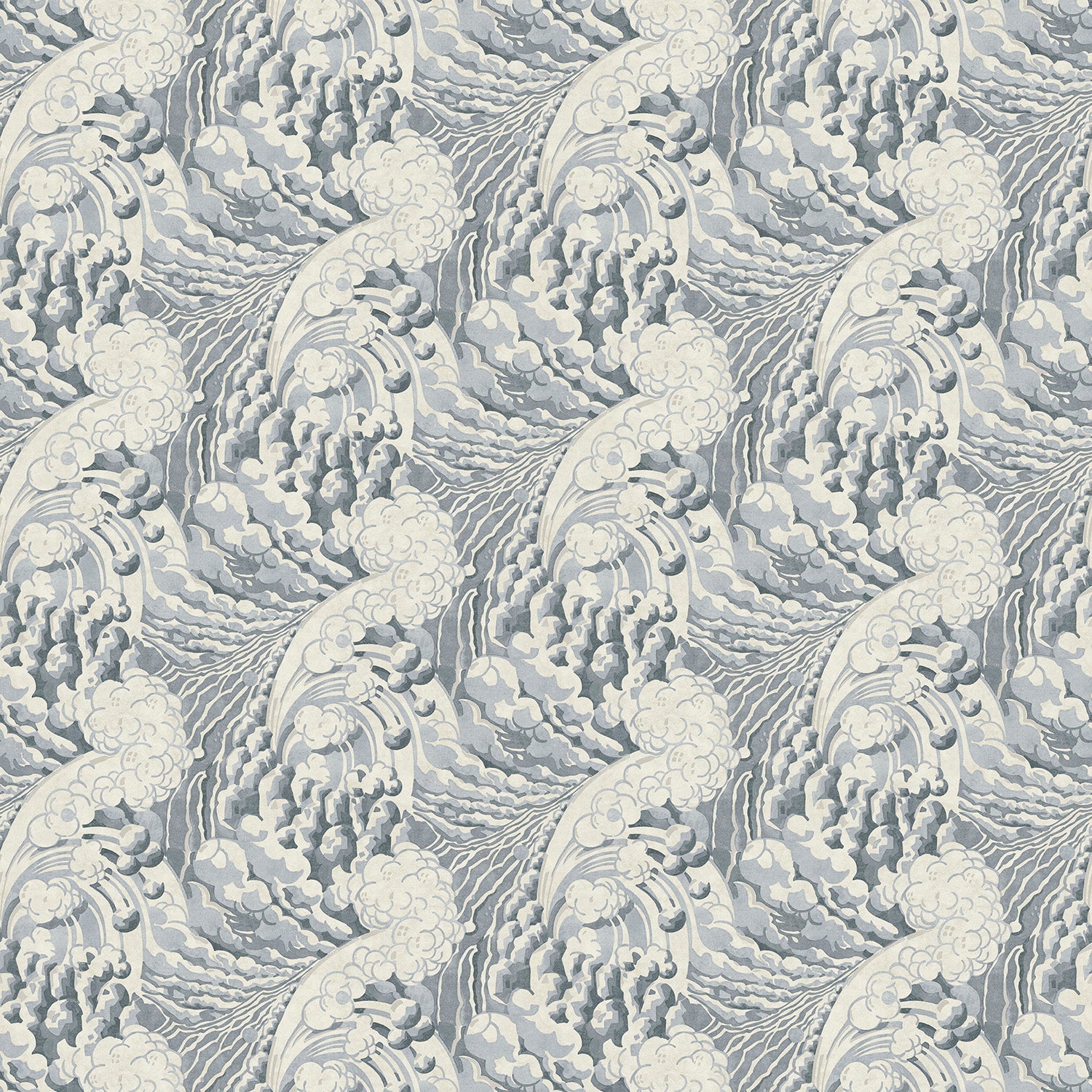 Linwood The Wave Moonbeam FR Made to Measure Curtains