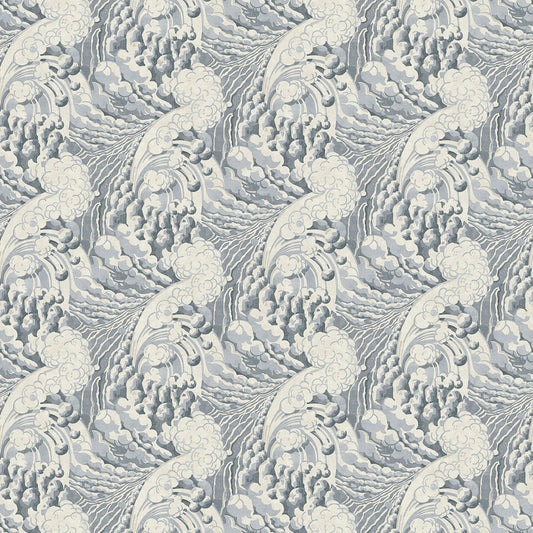 Linwood The Wave Moonbeam FR Made to Measure Curtains