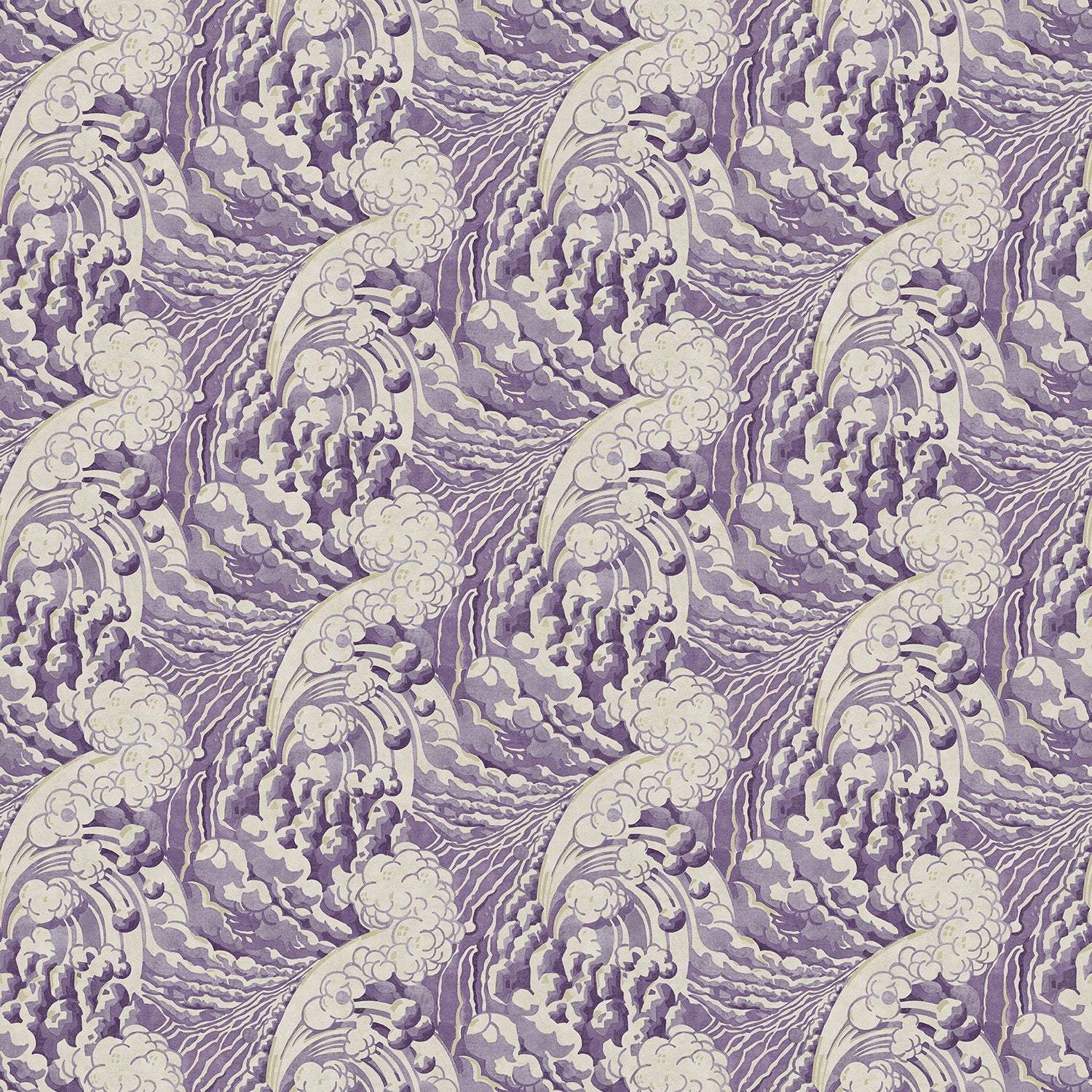 Linwood The Wave Mauve FR Made to Measure Curtains