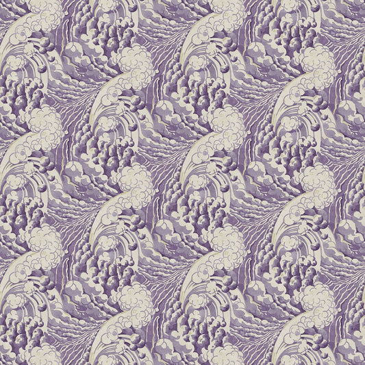 Linwood The Wave Mauve FR Made to Measure Curtains