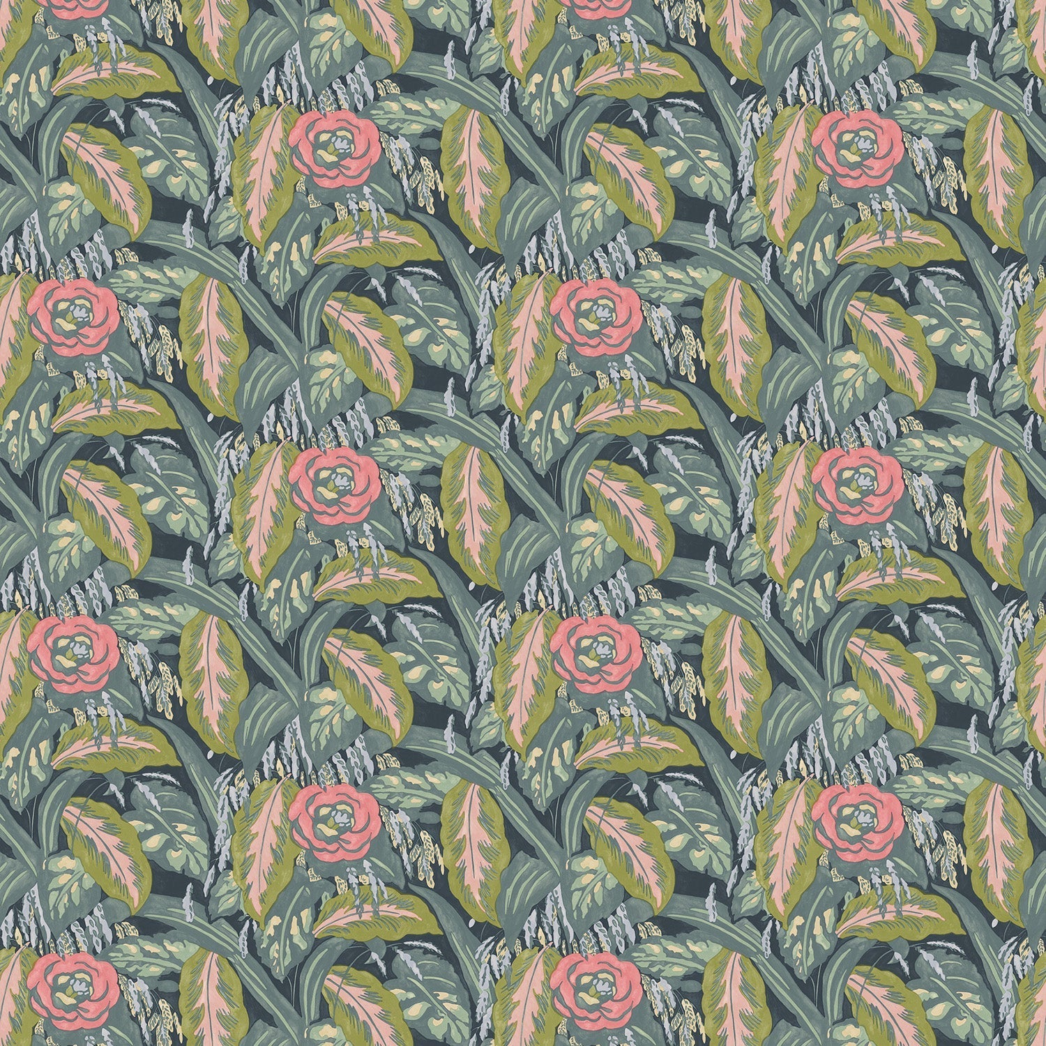 Linwood Les Fauves Charcoal FR Made to Measure Curtains