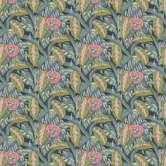 Linwood Les Fauves Charcoal FR Made to Measure Curtains