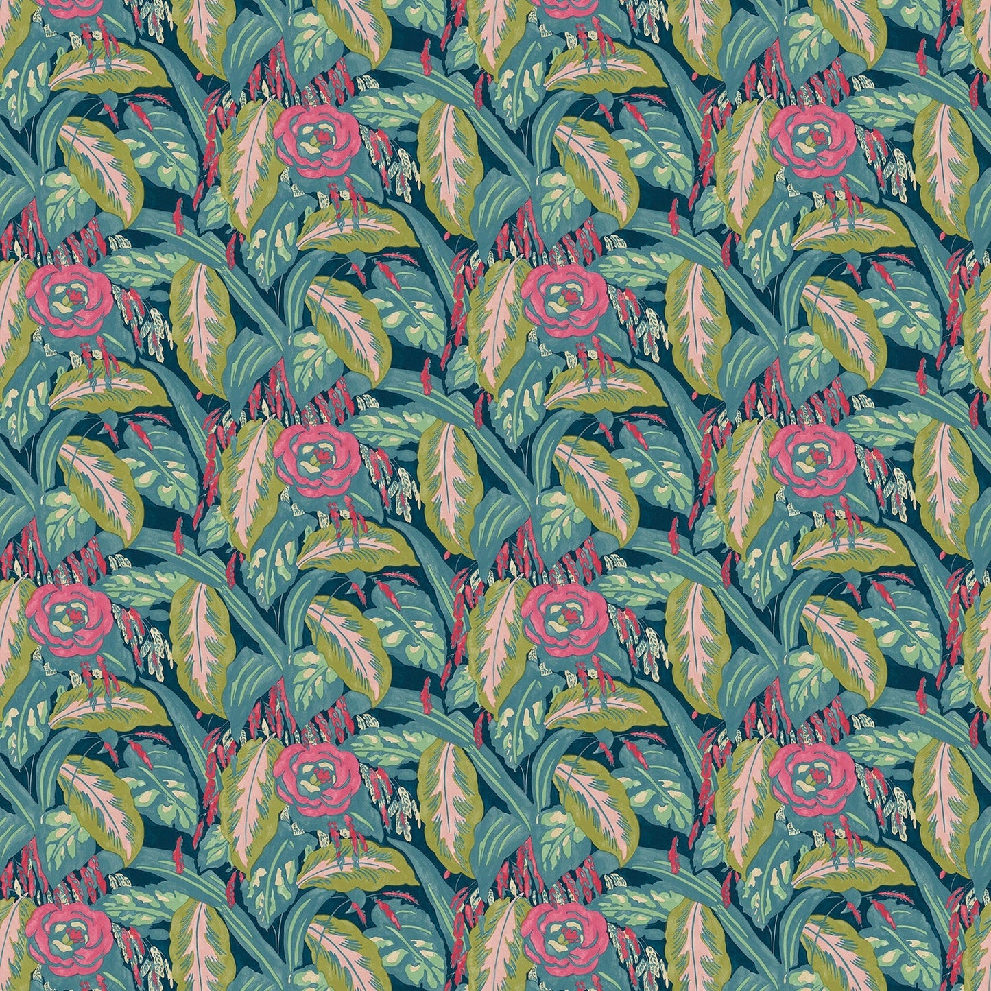Linwood Les Fauves Cerulean FR Made to Measure Curtains