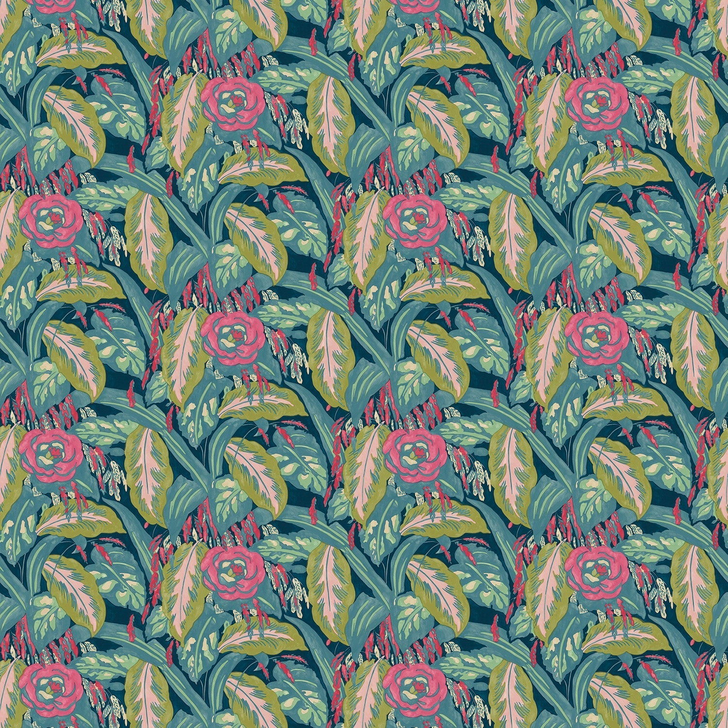 Linwood Les Fauves Cerulean FR Made to Measure Curtains
