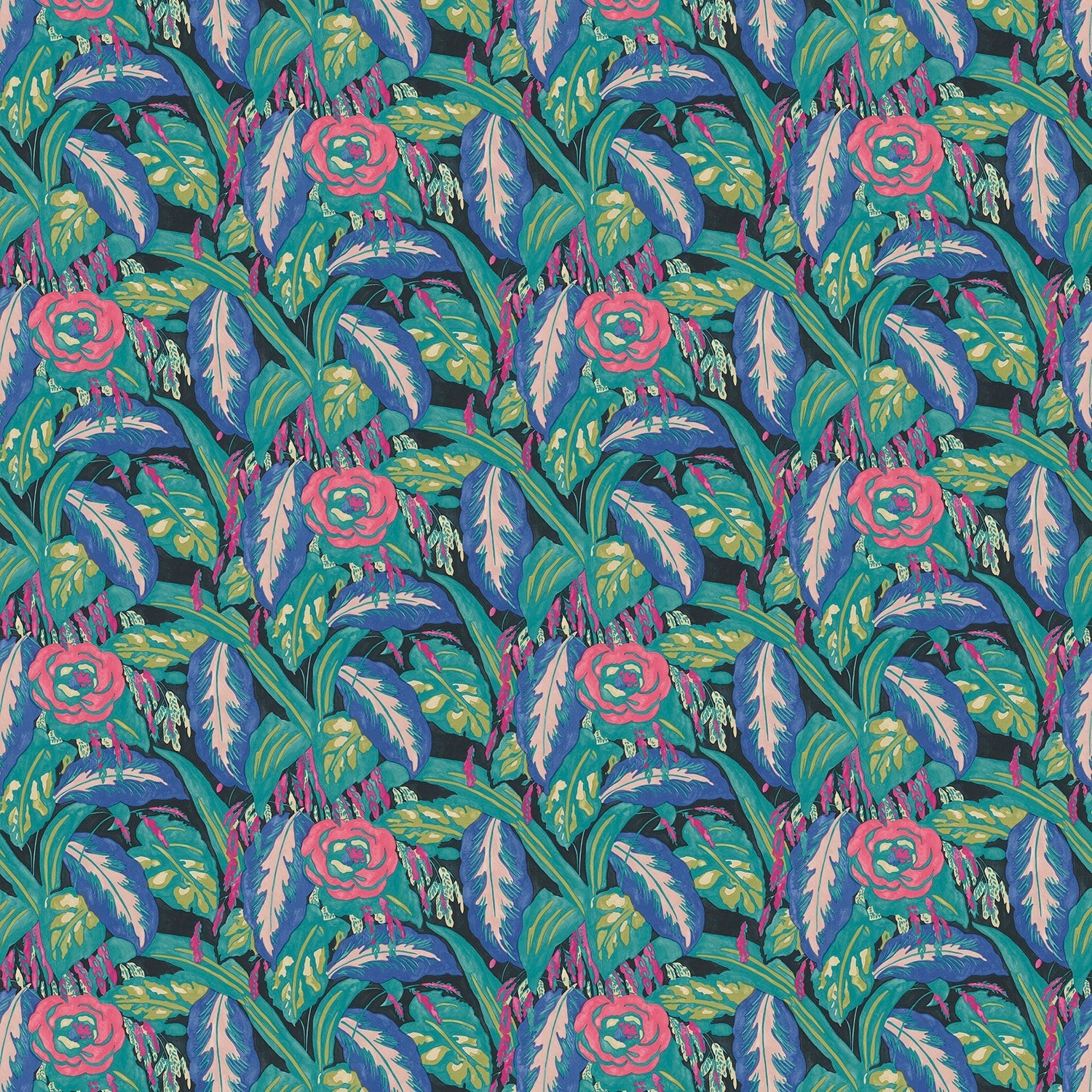 Linwood Les Fauves Peacock FR Made to Measure Curtains