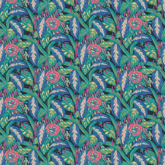 Linwood Les Fauves Peacock FR Made to Measure Curtains