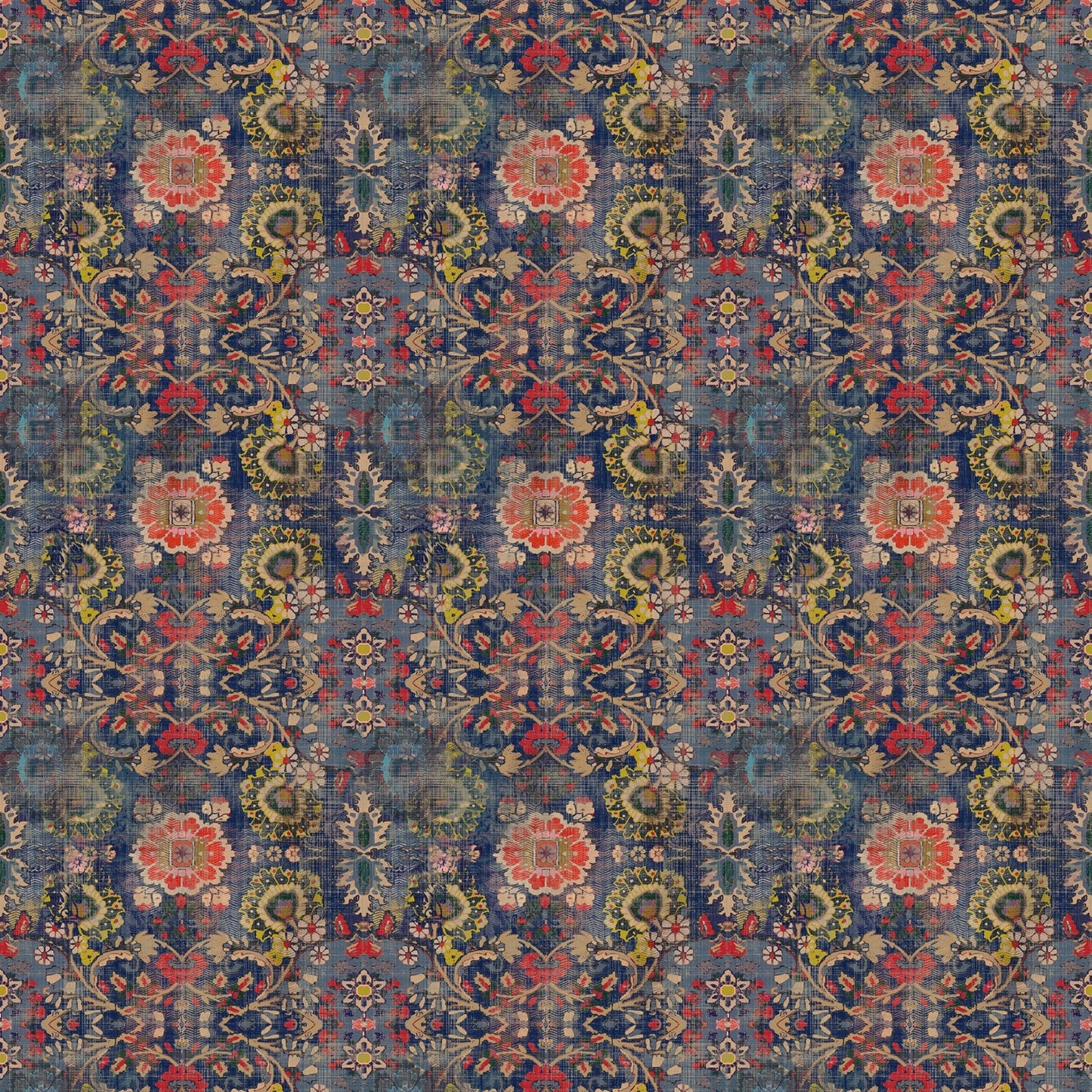 Linwood Genie Blue FR Made to Measure Curtains