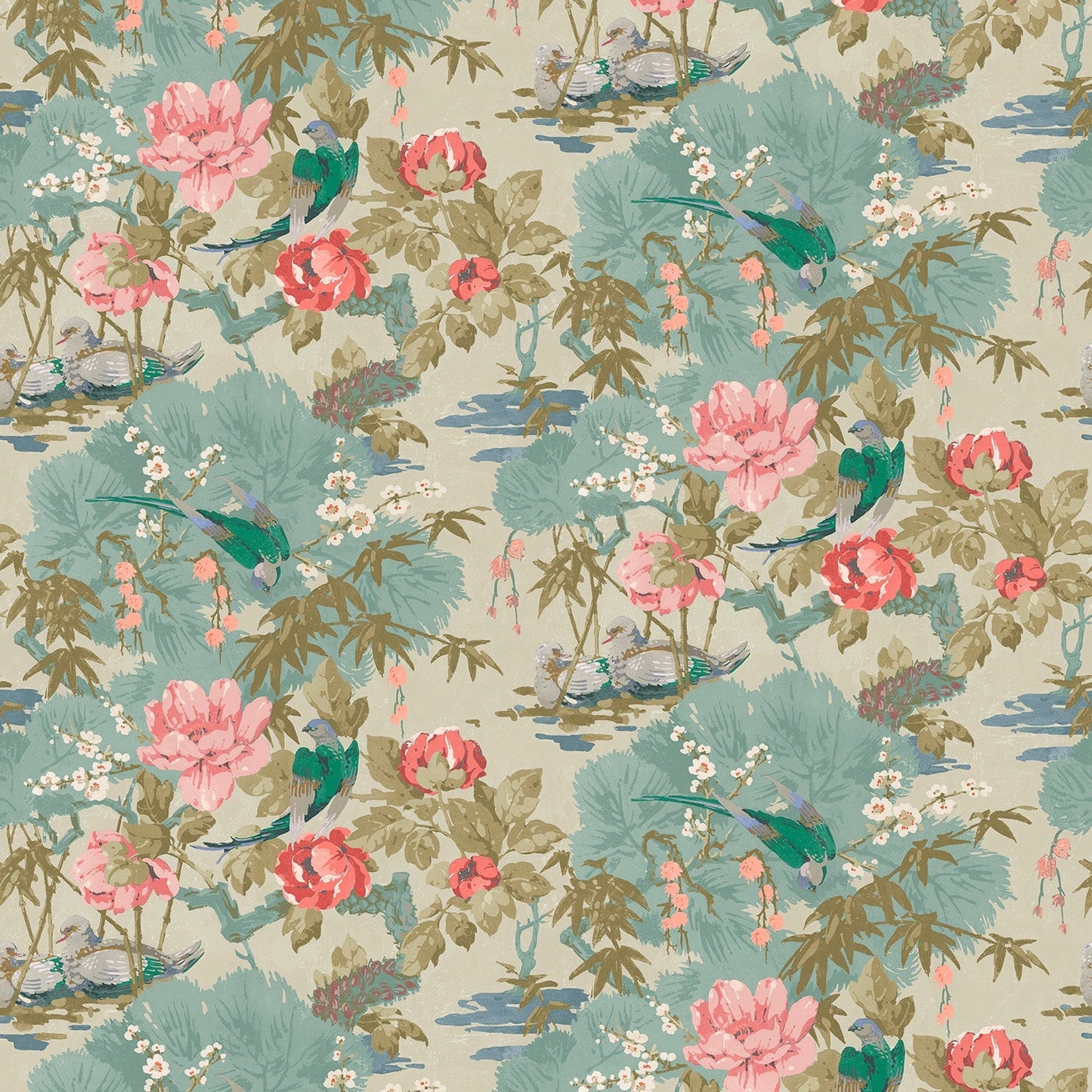 Linwood On The River Ivory FR Made to Measure Curtains