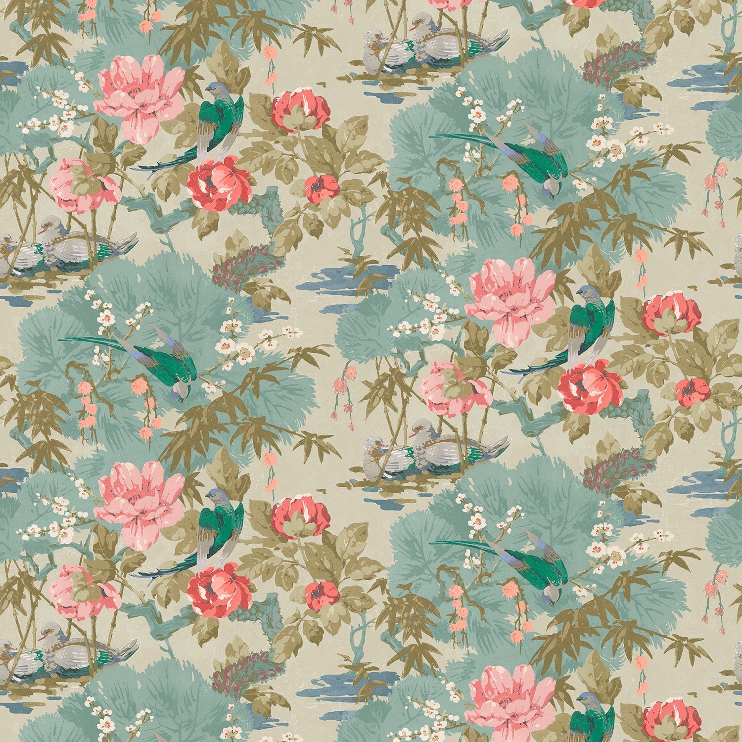 Linwood On The River Ivory FR Made to Measure Curtains