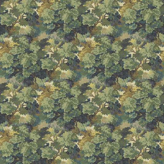 Linwood English Oak Leaf FR Made to Measure Curtains