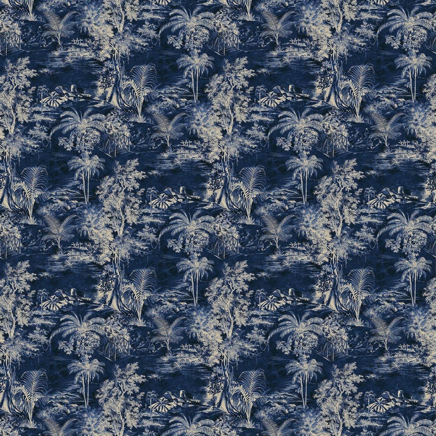 Linwood Heat of the Night Indigo FR Made to Measure Curtains