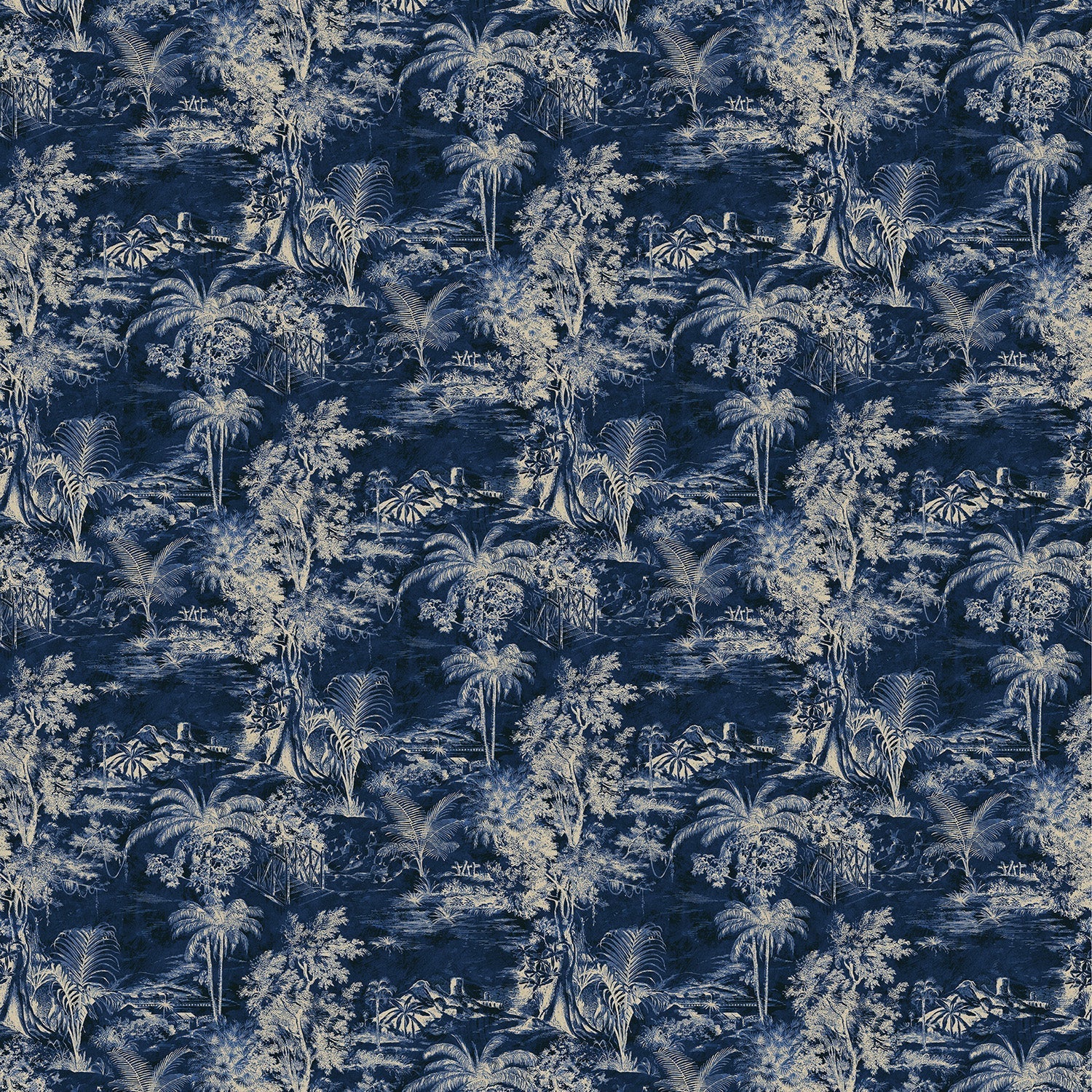 Linwood Heat of the Night Indigo FR Made to Measure Curtains