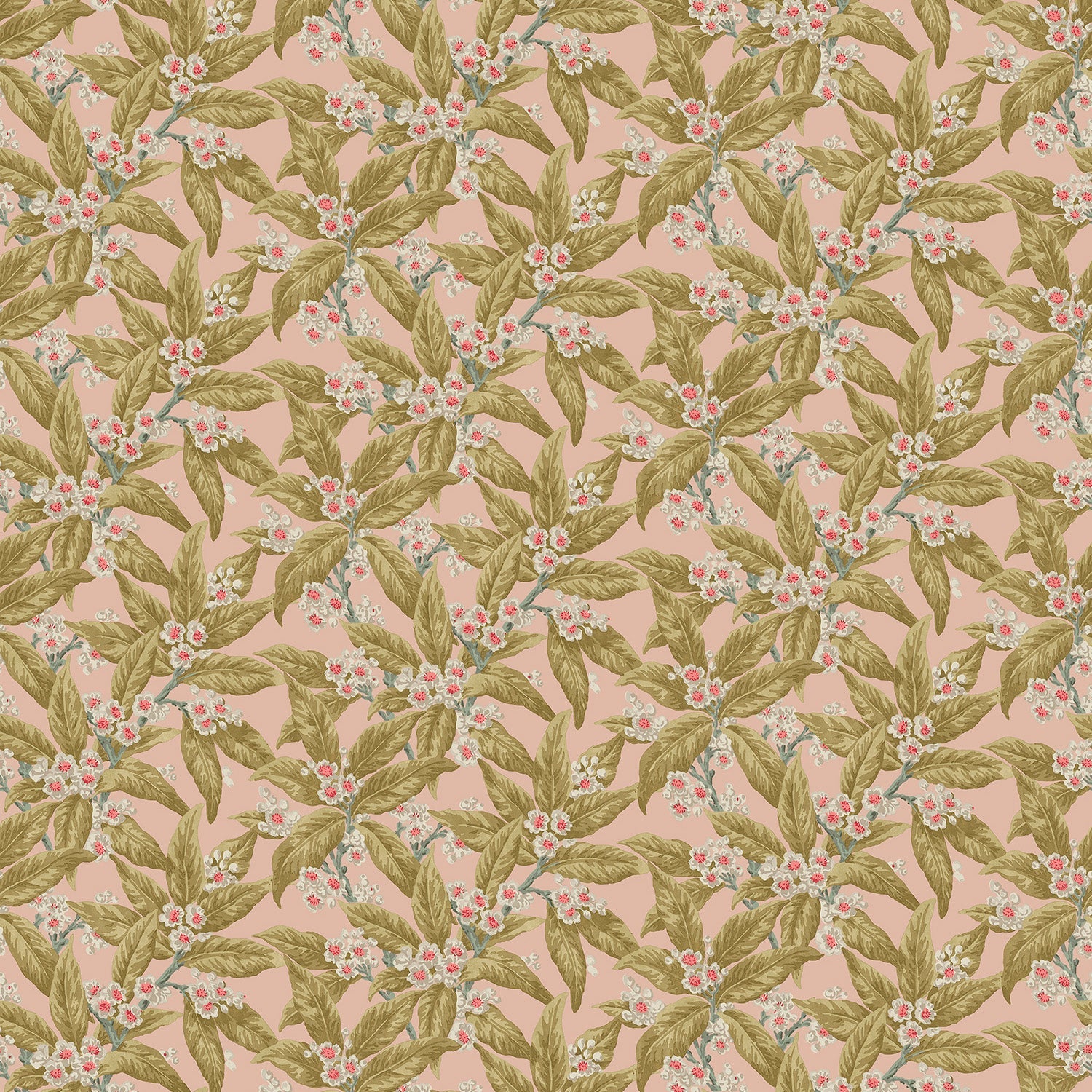 Linwood Loseley Velvet Peach FR Made to Measure Curtains