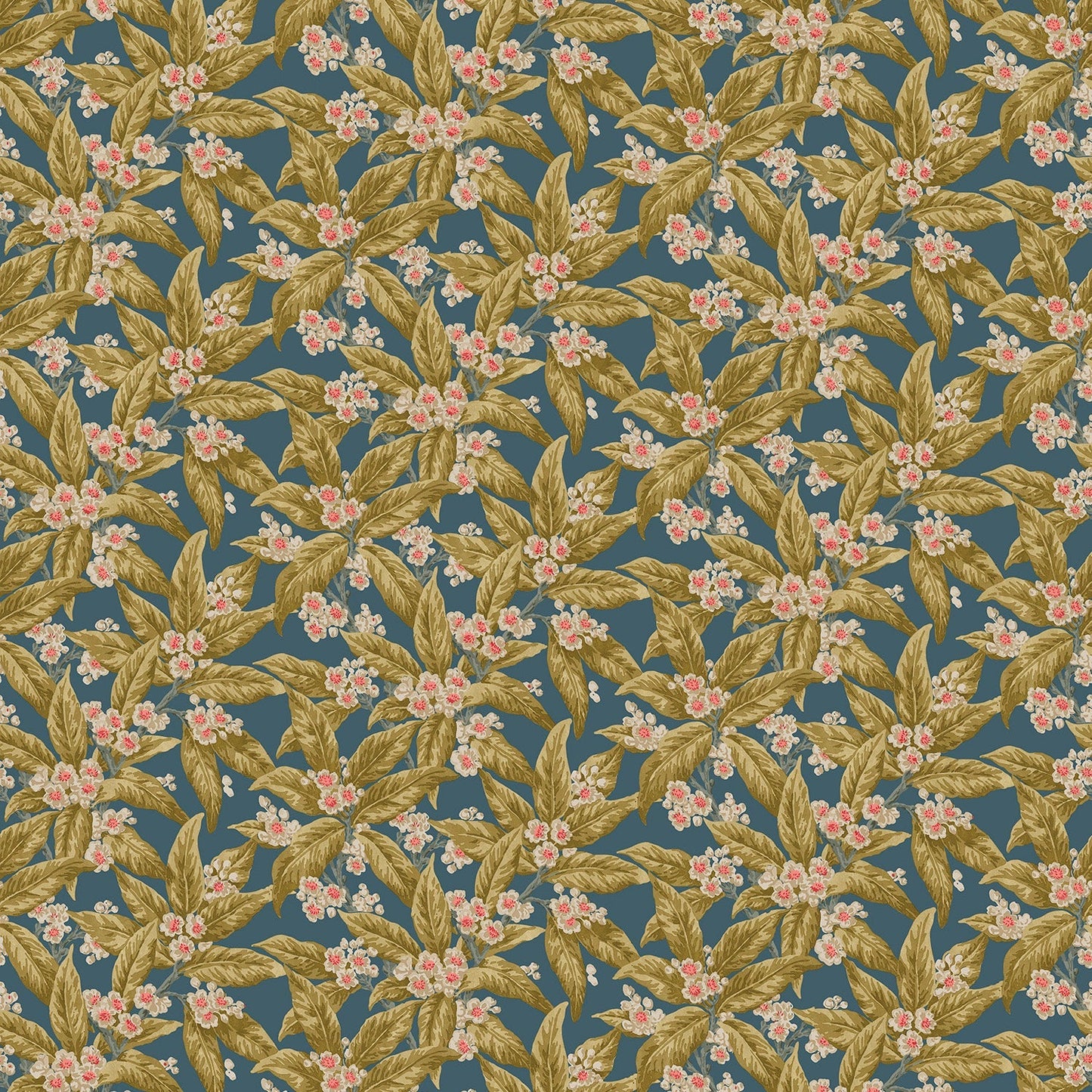 Linwood Loseley Velvet Airforce Blue FR Made to Measure Curtains