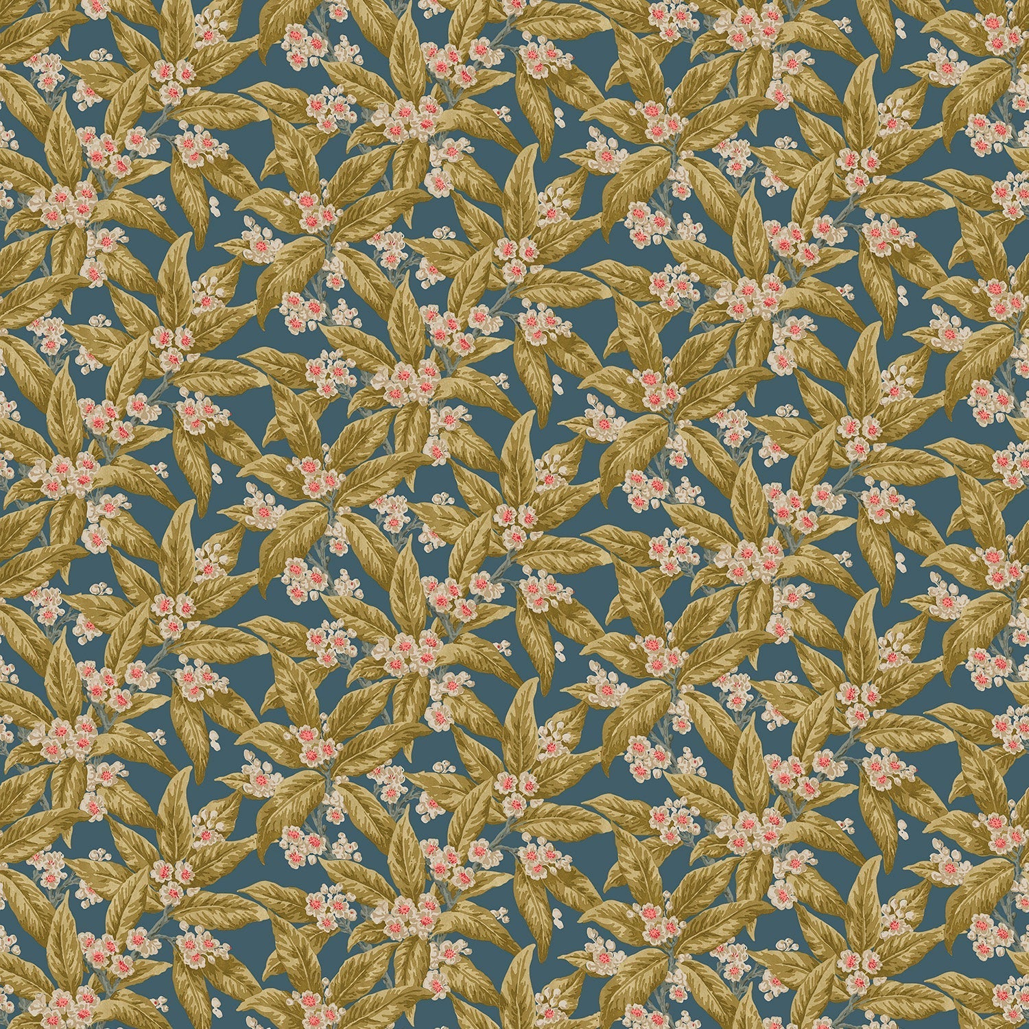 Linwood Loseley Velvet Airforce Blue FR Made to Measure Curtains