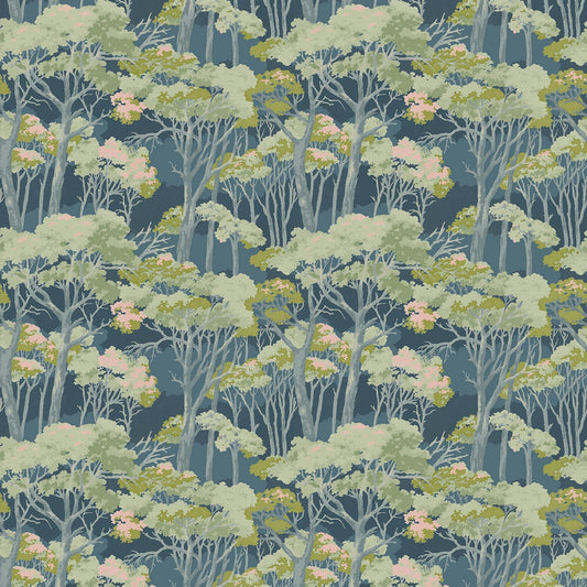 Linwood Arboreal Dusk FR Made to Measure Curtains