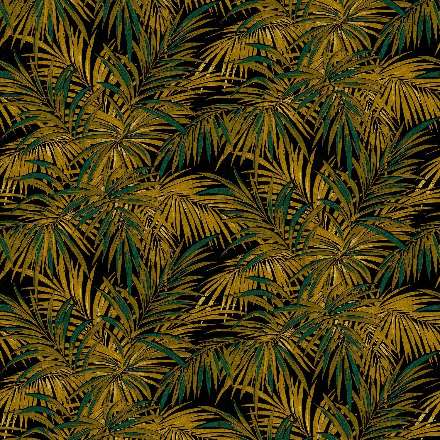 Linwood Butterfly Palm Maize FR Made to Measure Curtains