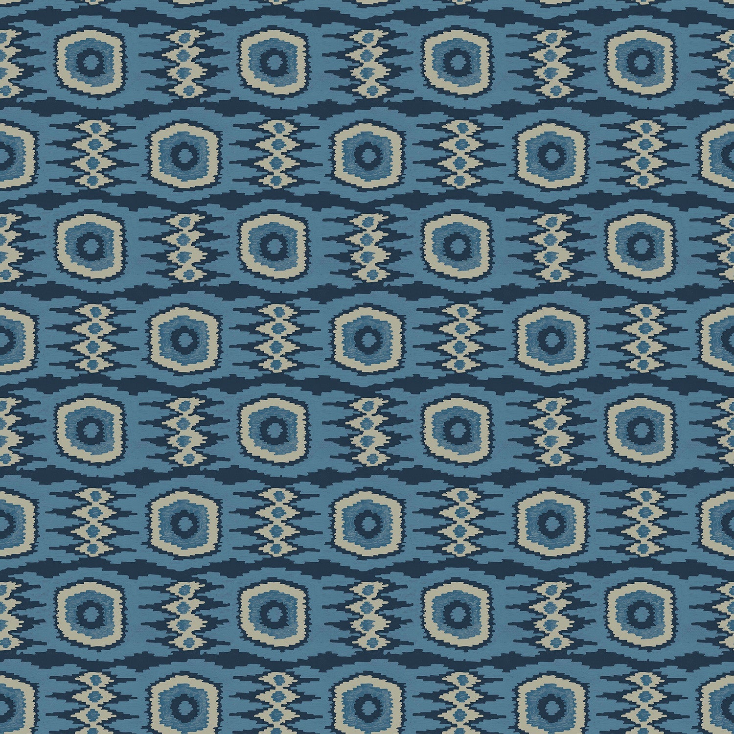 Linwood Casper Navy FR Made to Measure Curtains