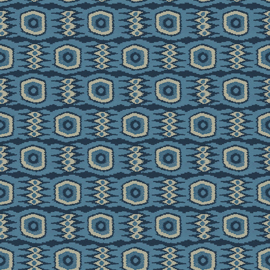 Linwood Casper Navy FR Made to Measure Curtains